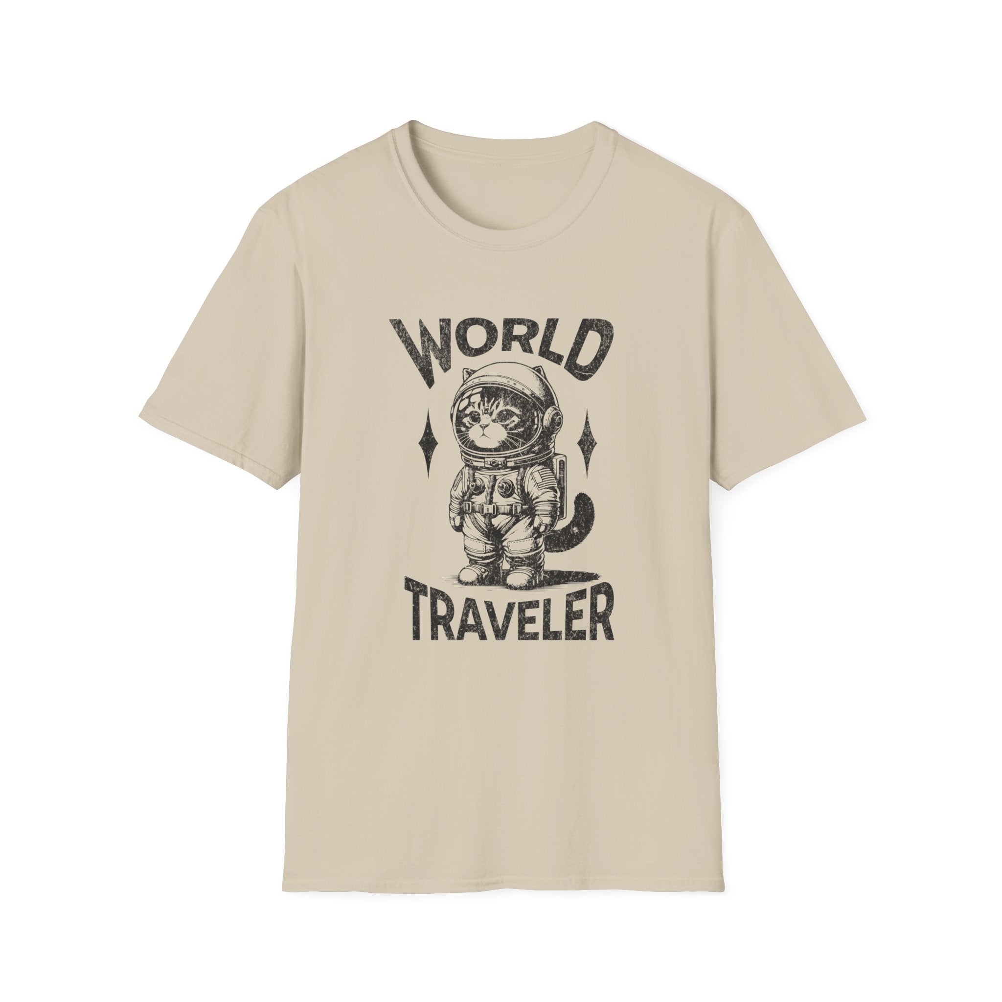 World Traveler Cat T-Shirt