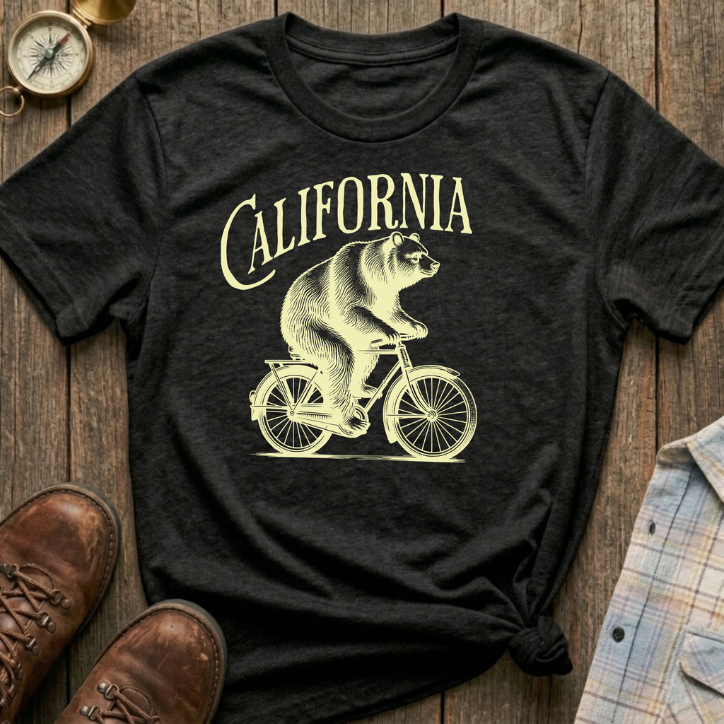 California Bear Graphic T‑Shirt