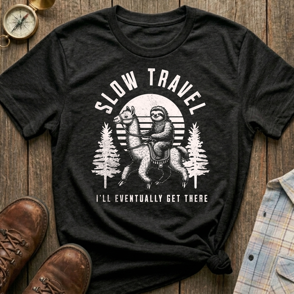 Slow Travel Sloth T-Shirt
