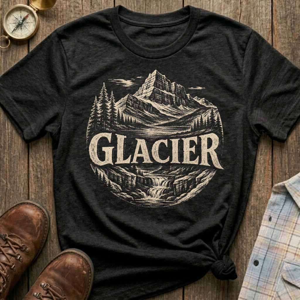 Glacier Sketch T-Shirt