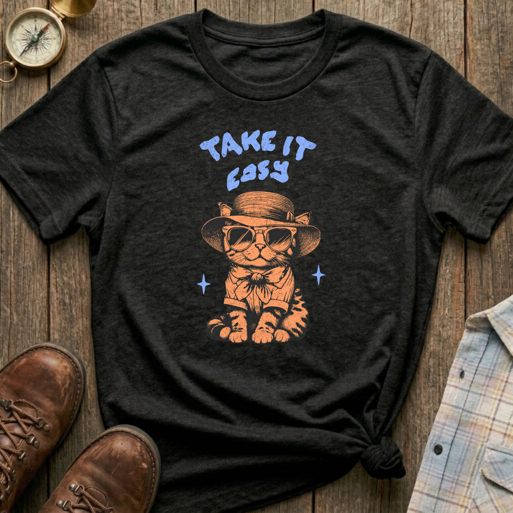 Take It Easy Cat T-Shirt