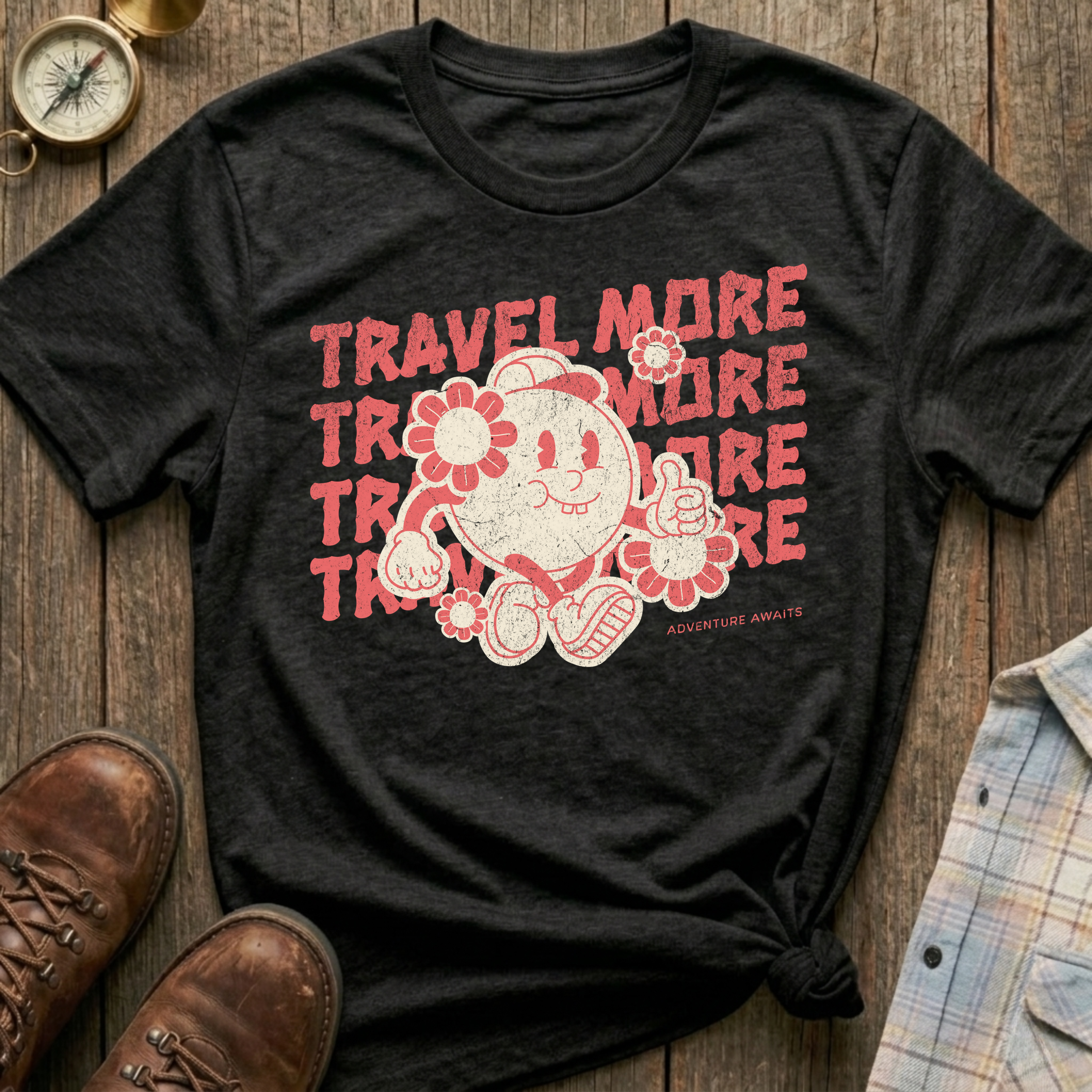 Travel More Graphic T-Shirt