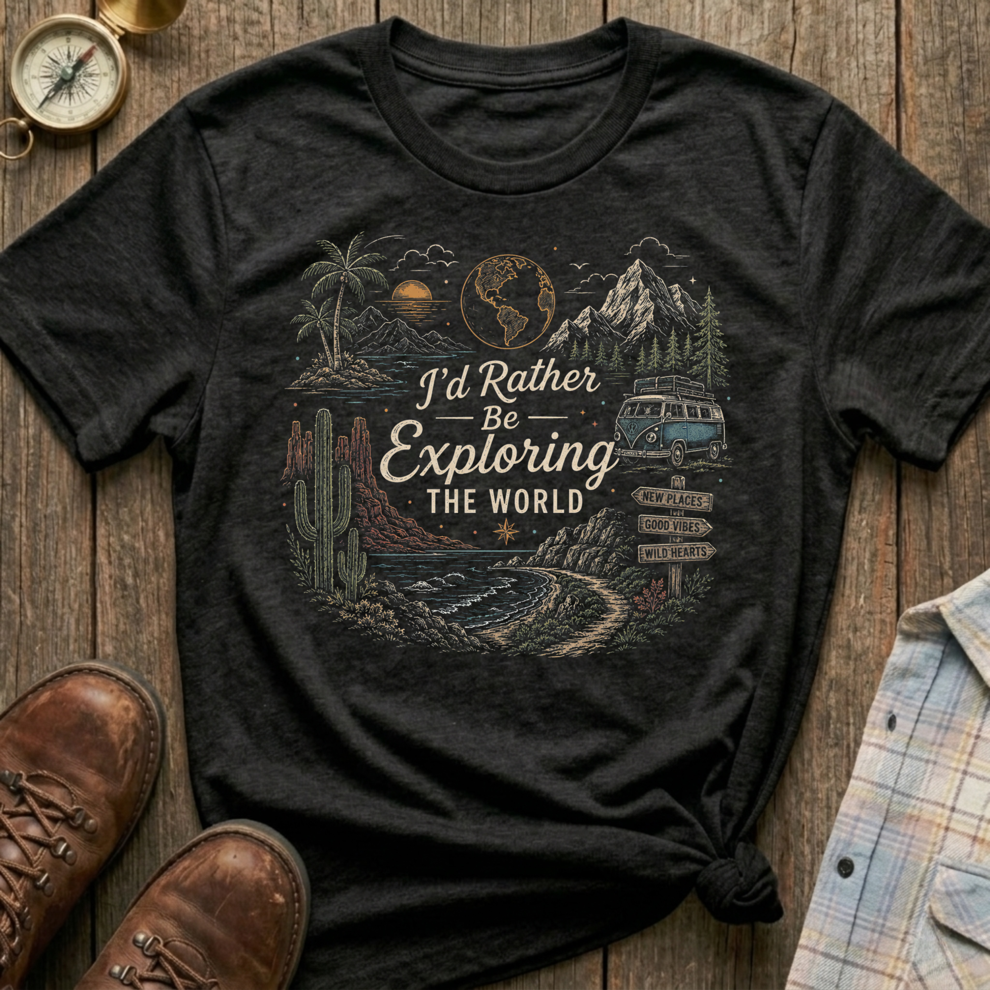 Exploring The World T-Shirt