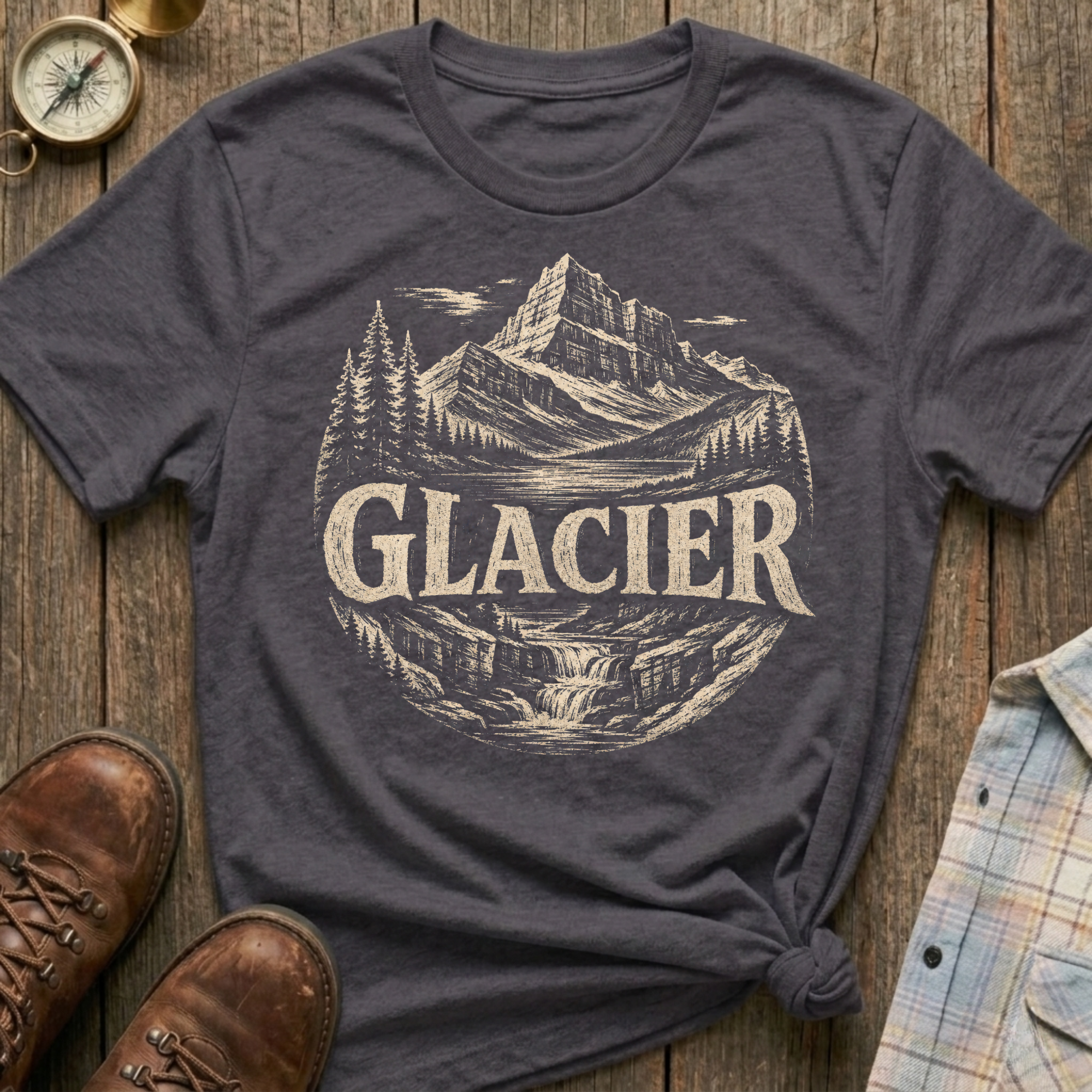 Glacier Sketch T-Shirt