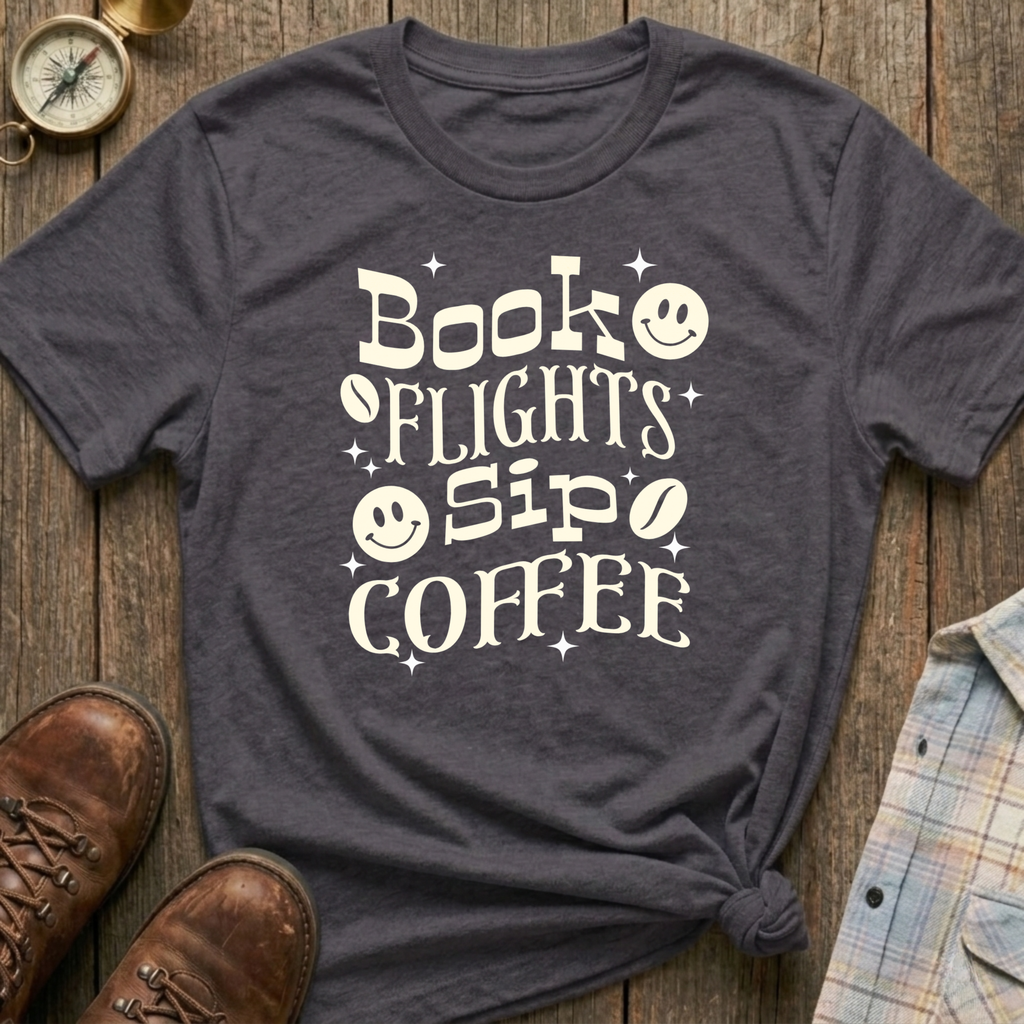 Book Flights T‑Shirt