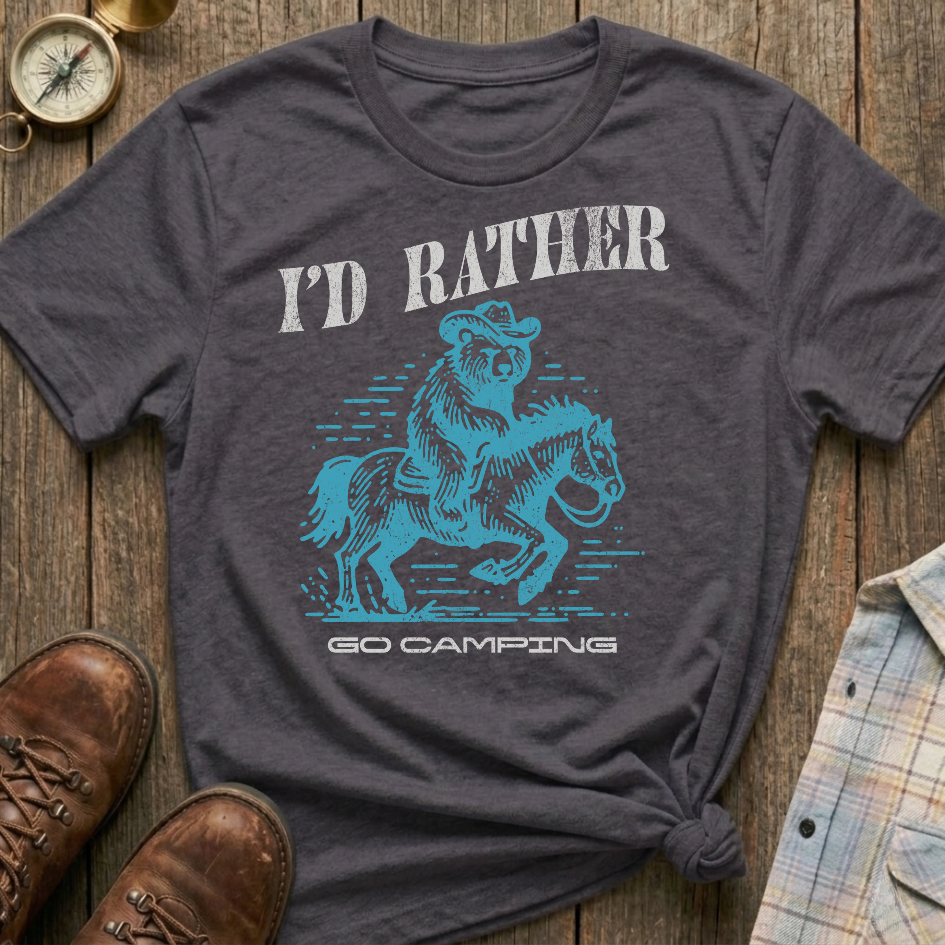 Rather Go Camping T-Shirt