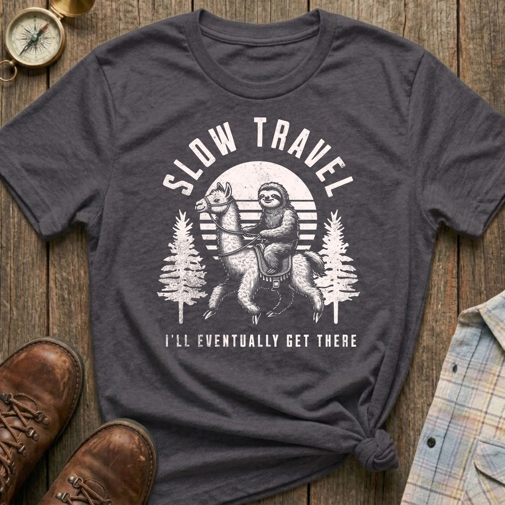 Slow Travel Sloth T-Shirt