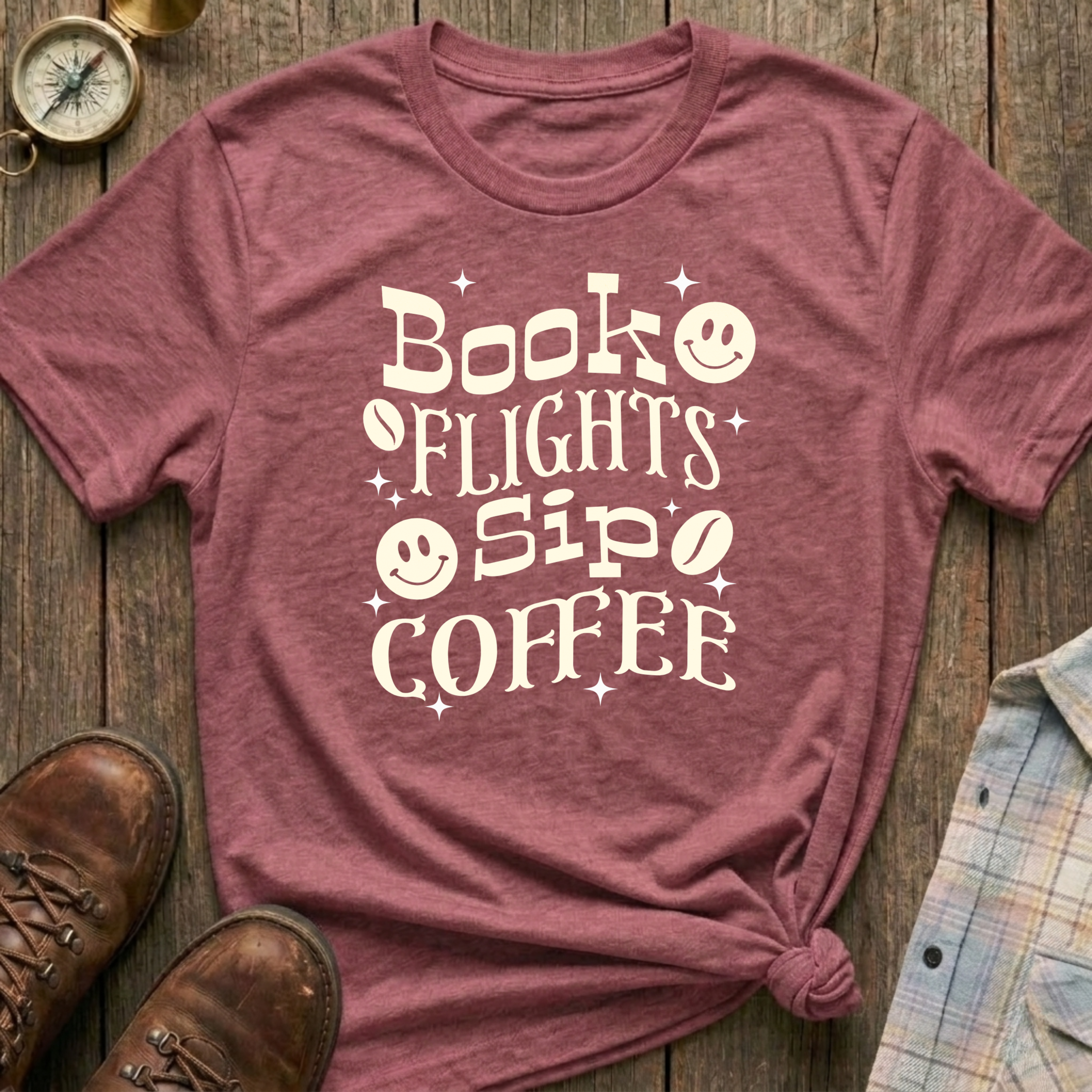 Book Flights T‑Shirt