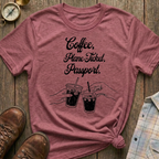 Travel & Coffee T‑Shirt