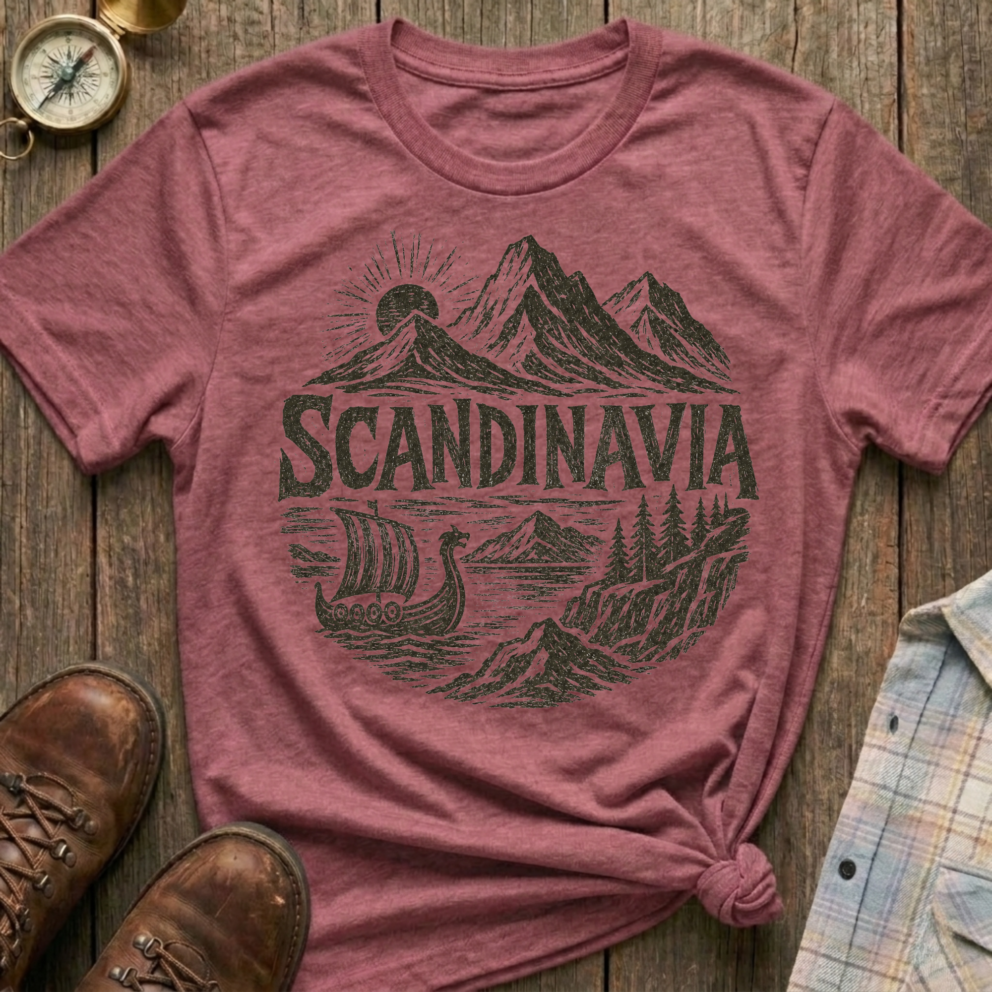 Scandinavia Sketch T‑Shirt