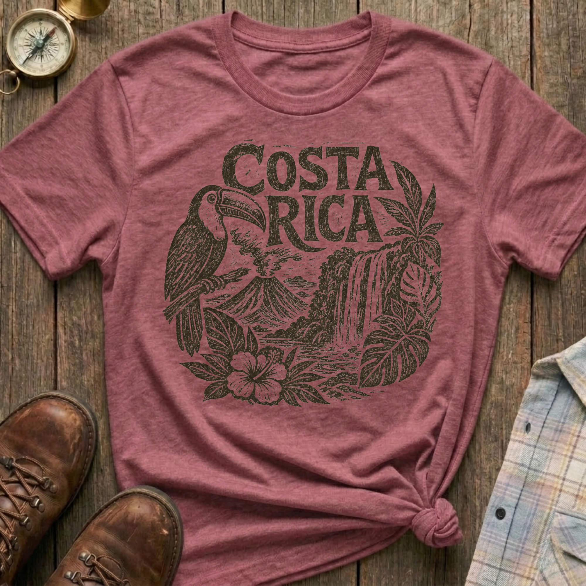 Costa Rica Sketch T-Shirt