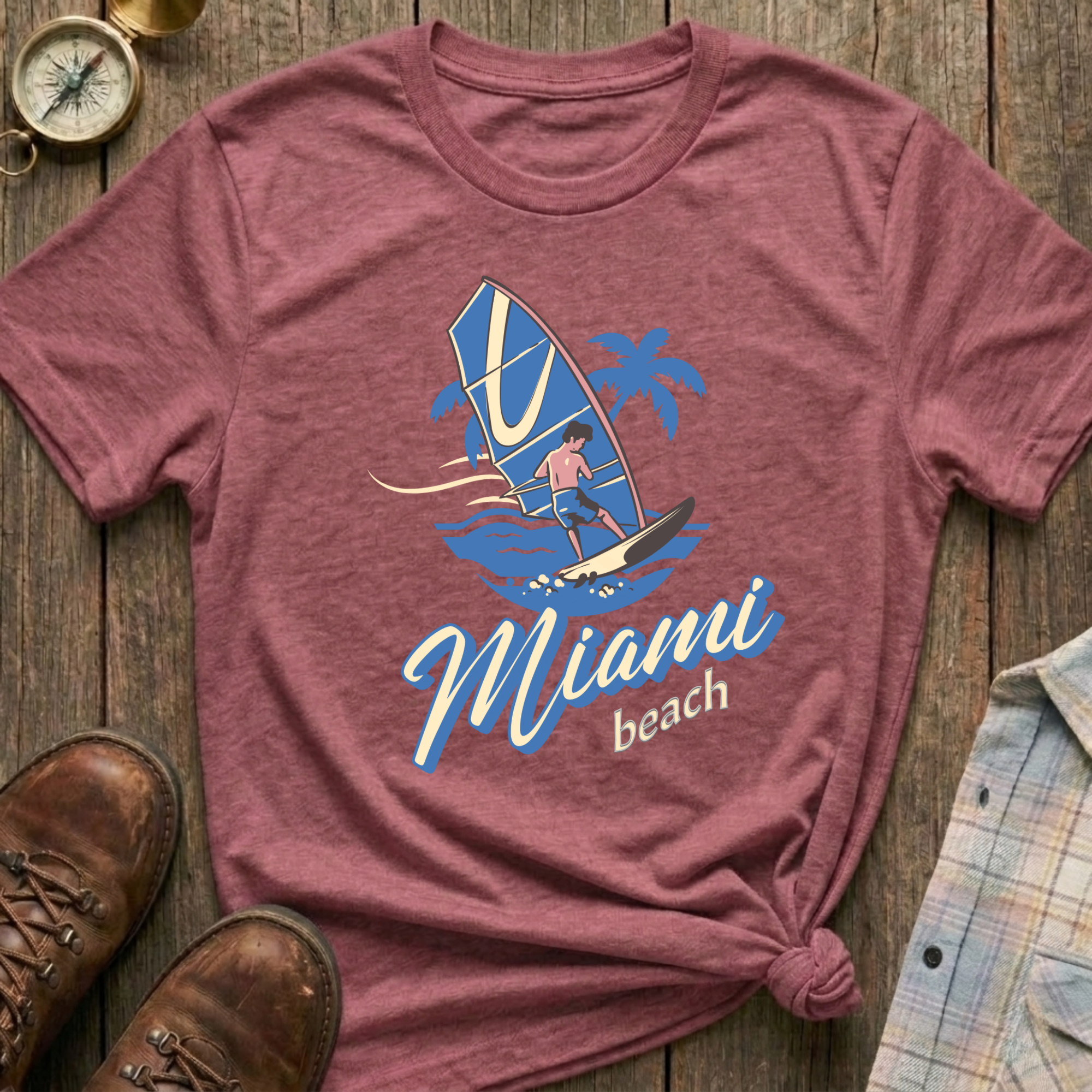 Miami Windsurfing T-Shirt