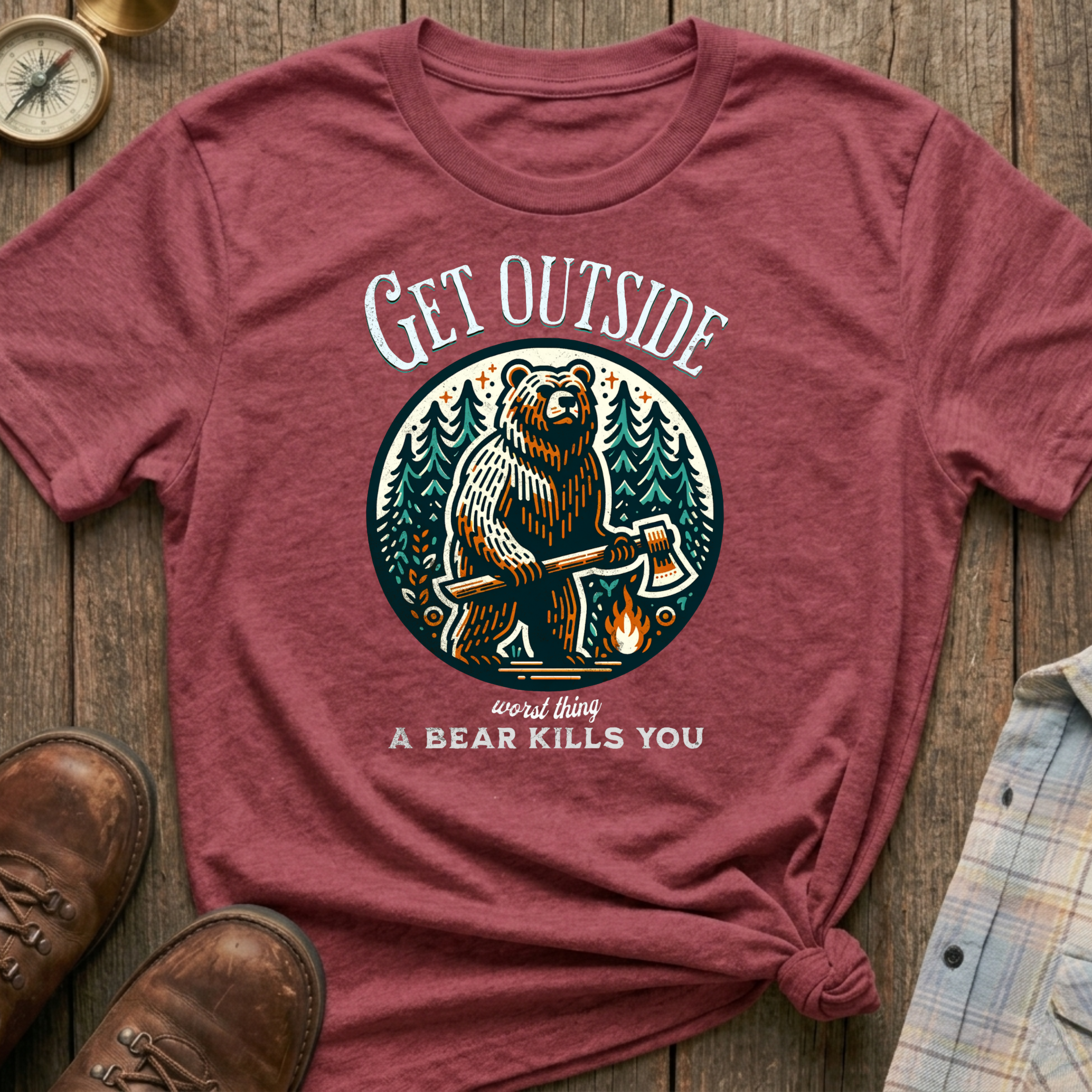 Get Outside Bear T-Shirt