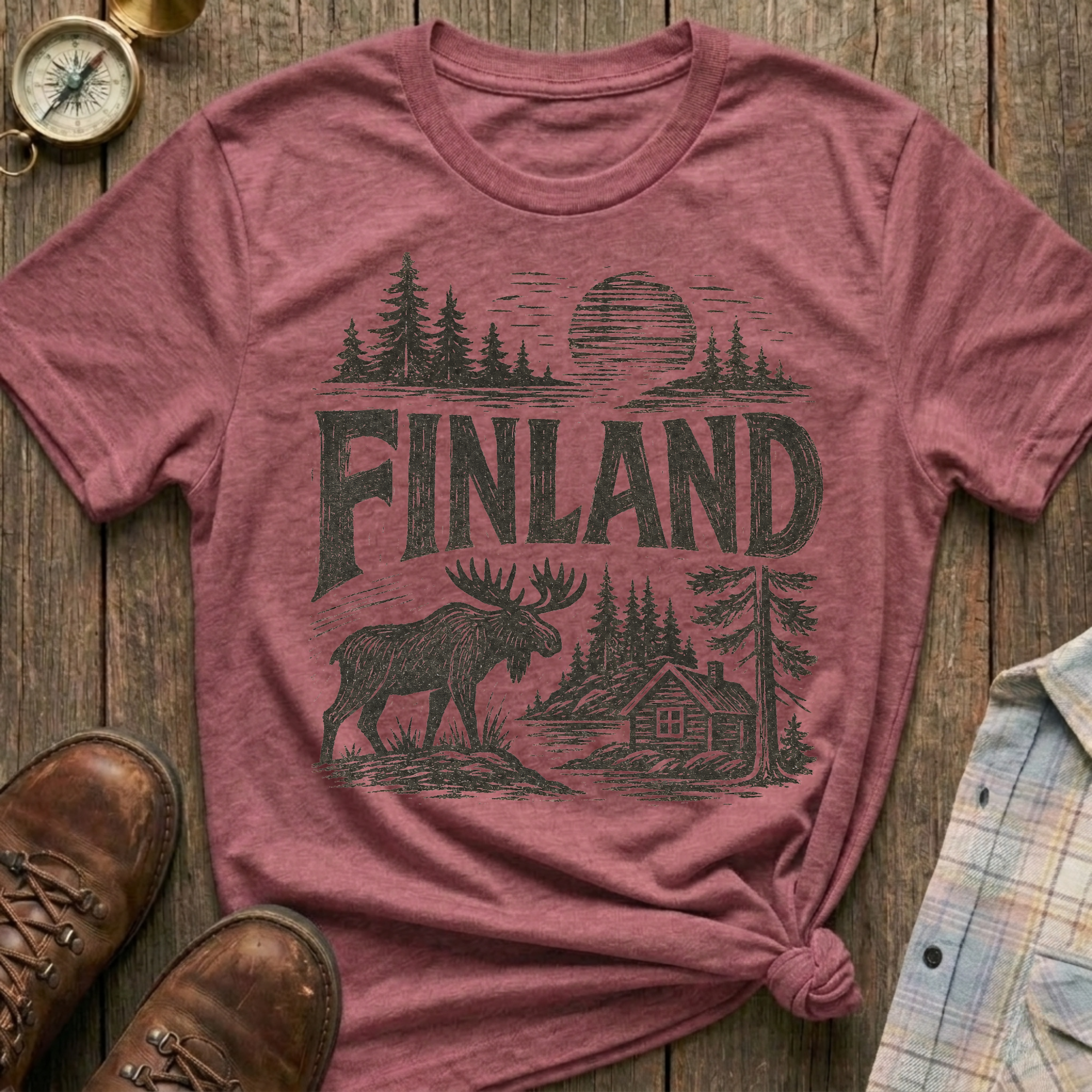 Finland Sketch T-Shirt