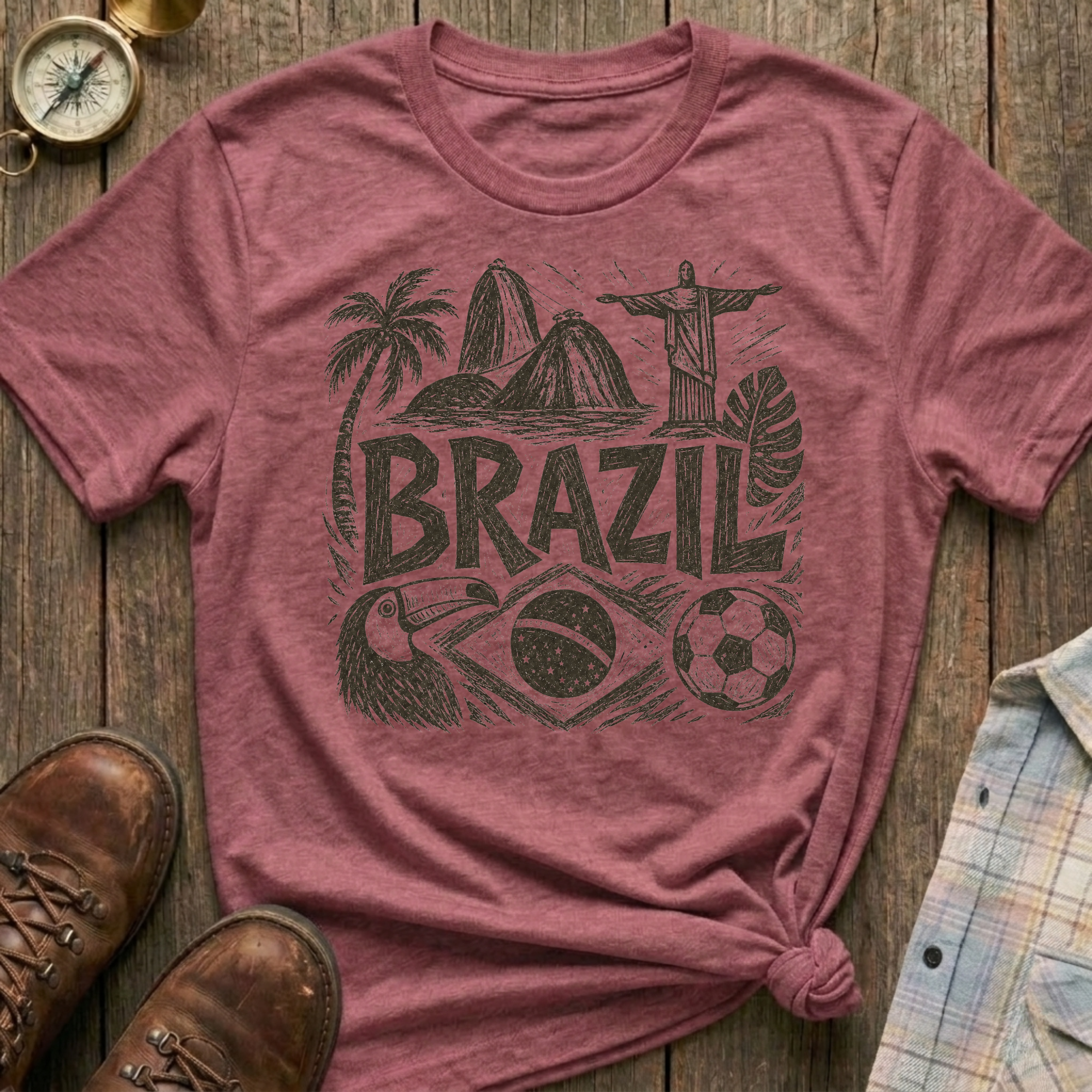 Brazil Sketch T-Shirt