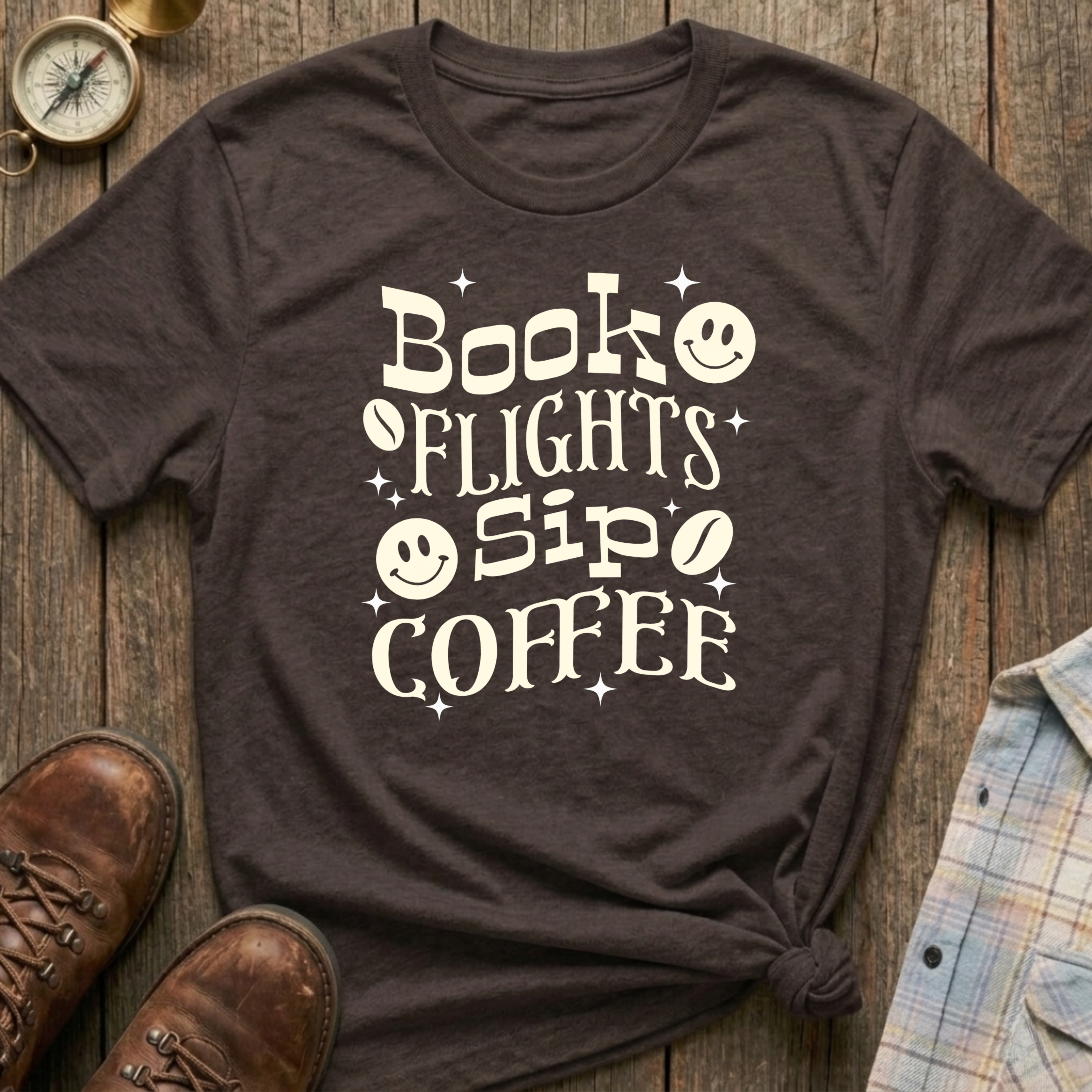 Book Flights T‑Shirt