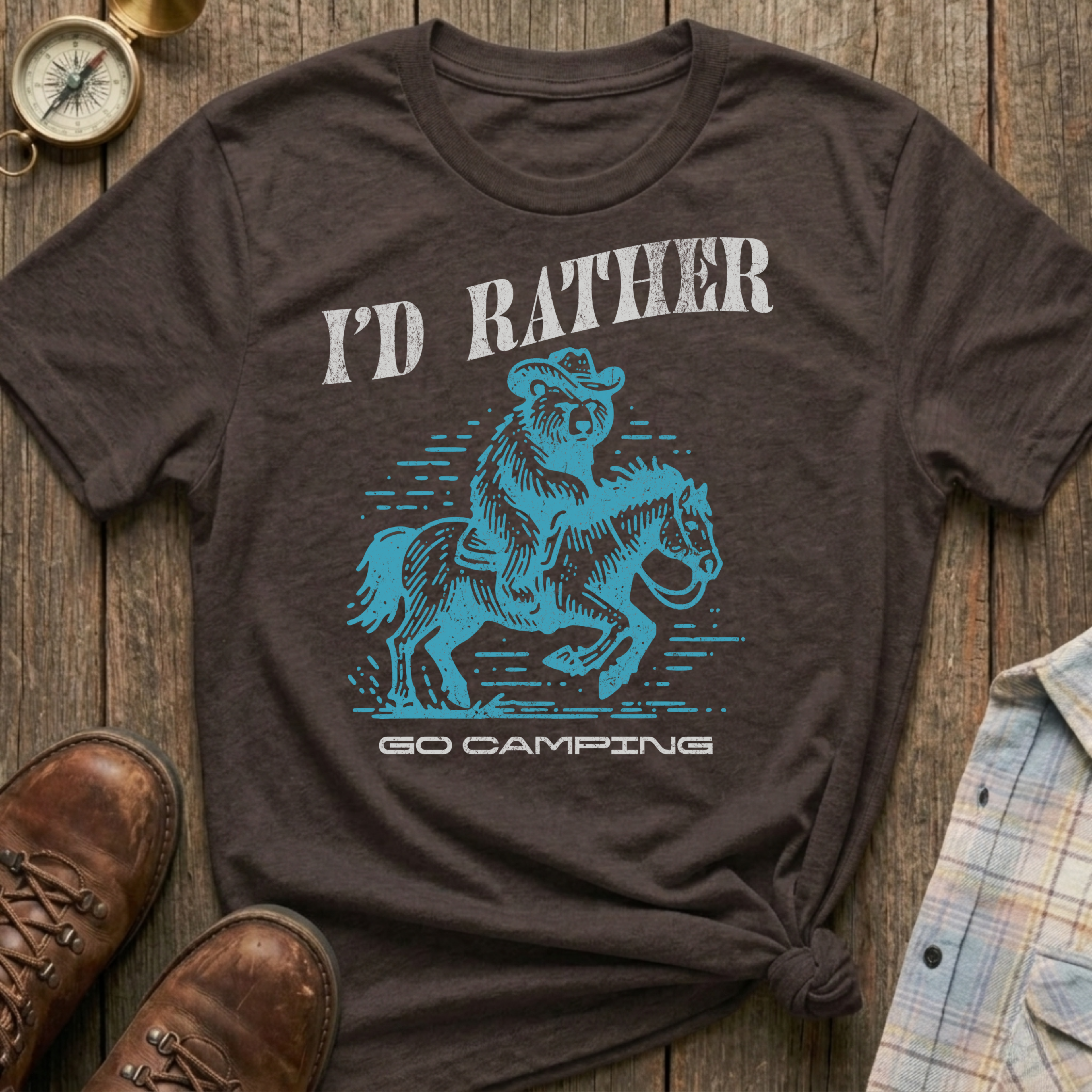 Rather Go Camping T-Shirt