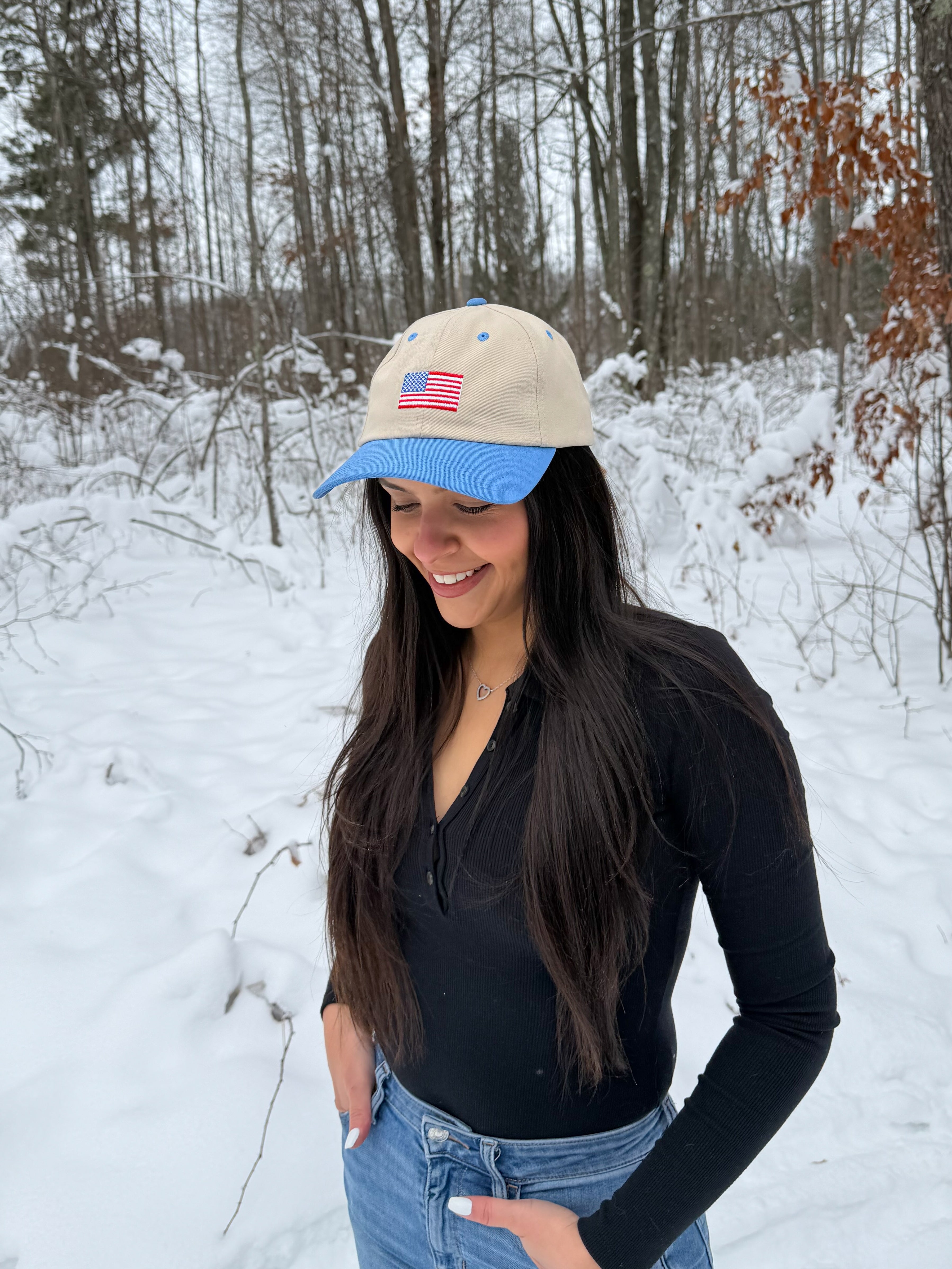 USA Flag Dad Hat