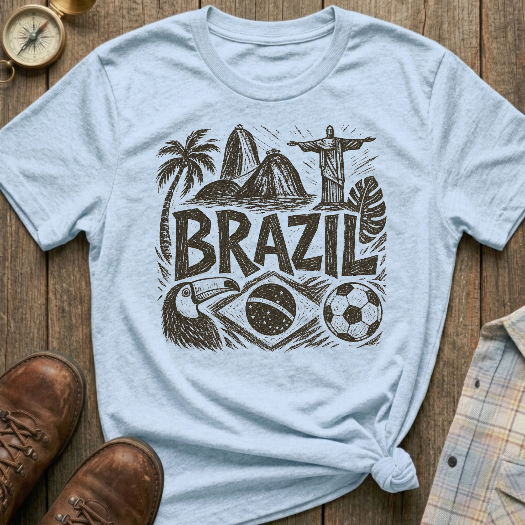 Brazil Sketch T-Shirt