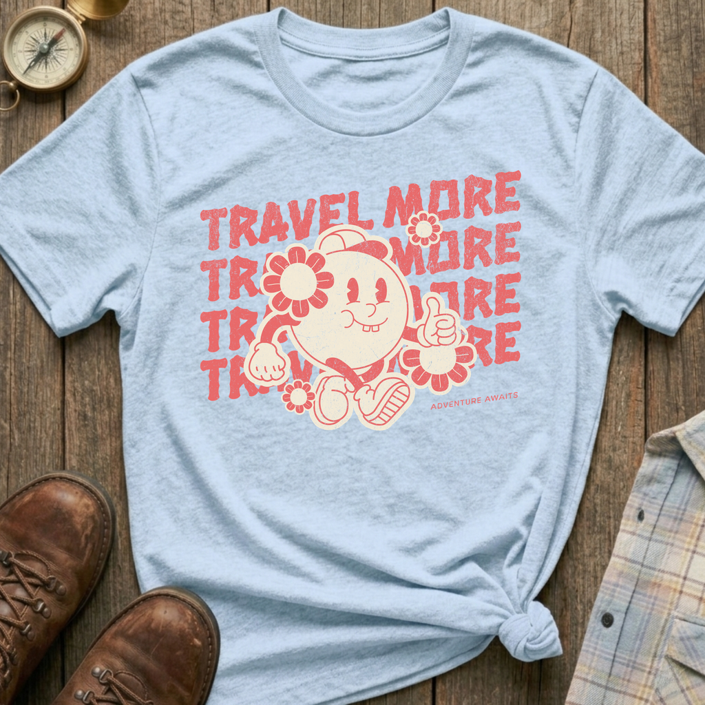 Travel More Graphic T-Shirt