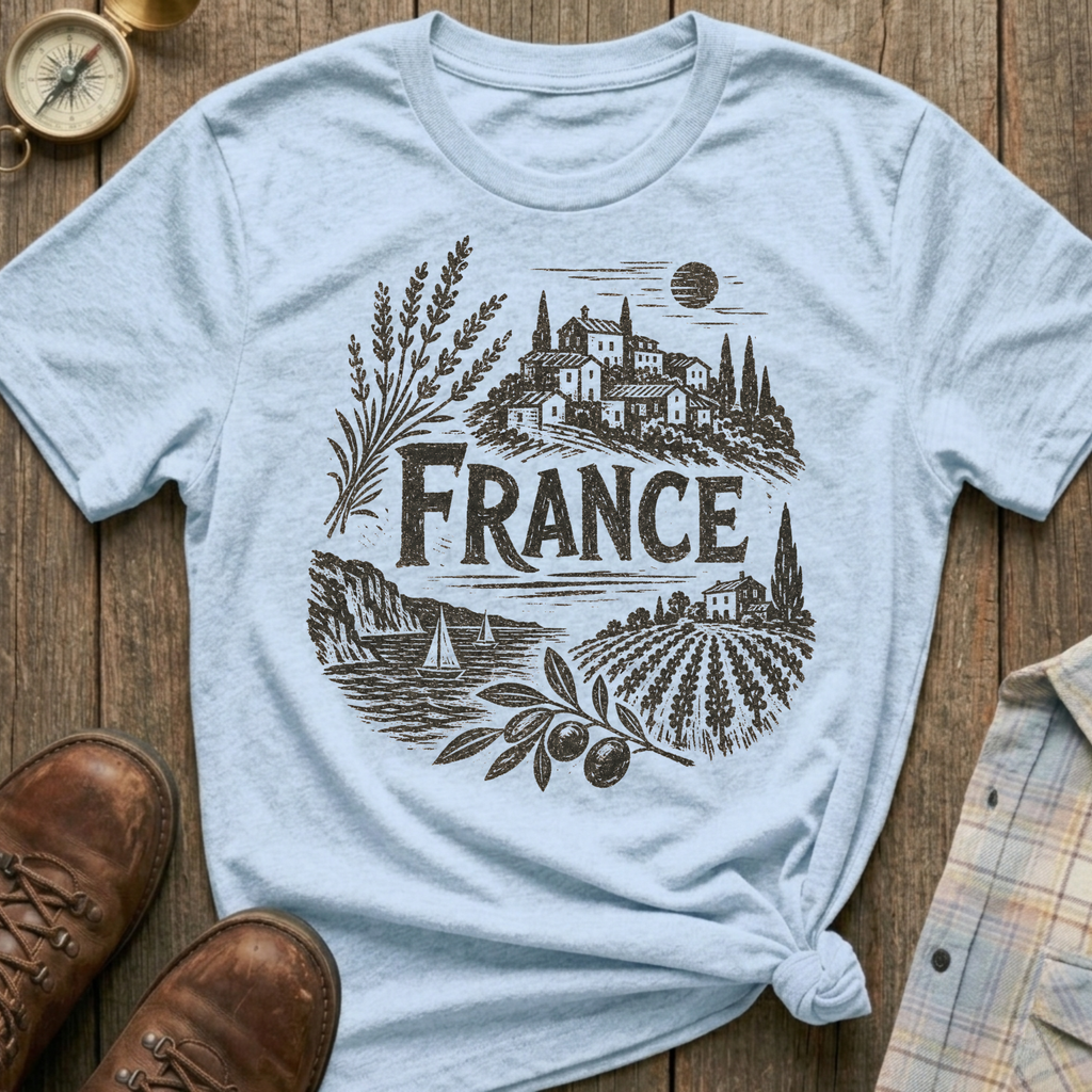 France Sketch T-Shirt