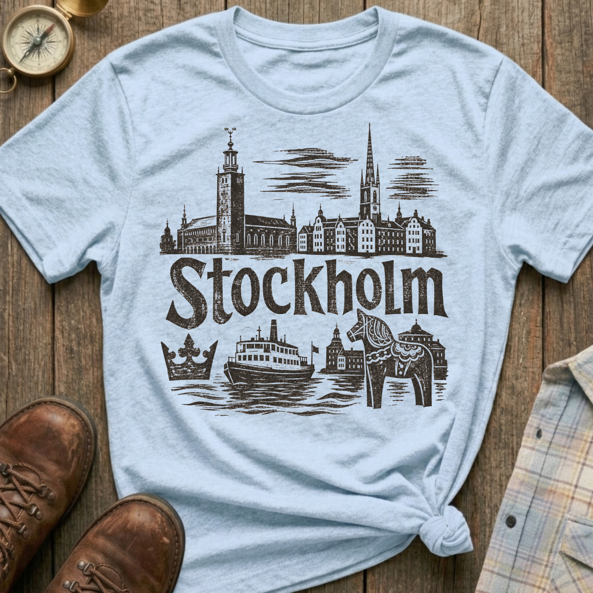 Stockholm Sketch T-Shirt