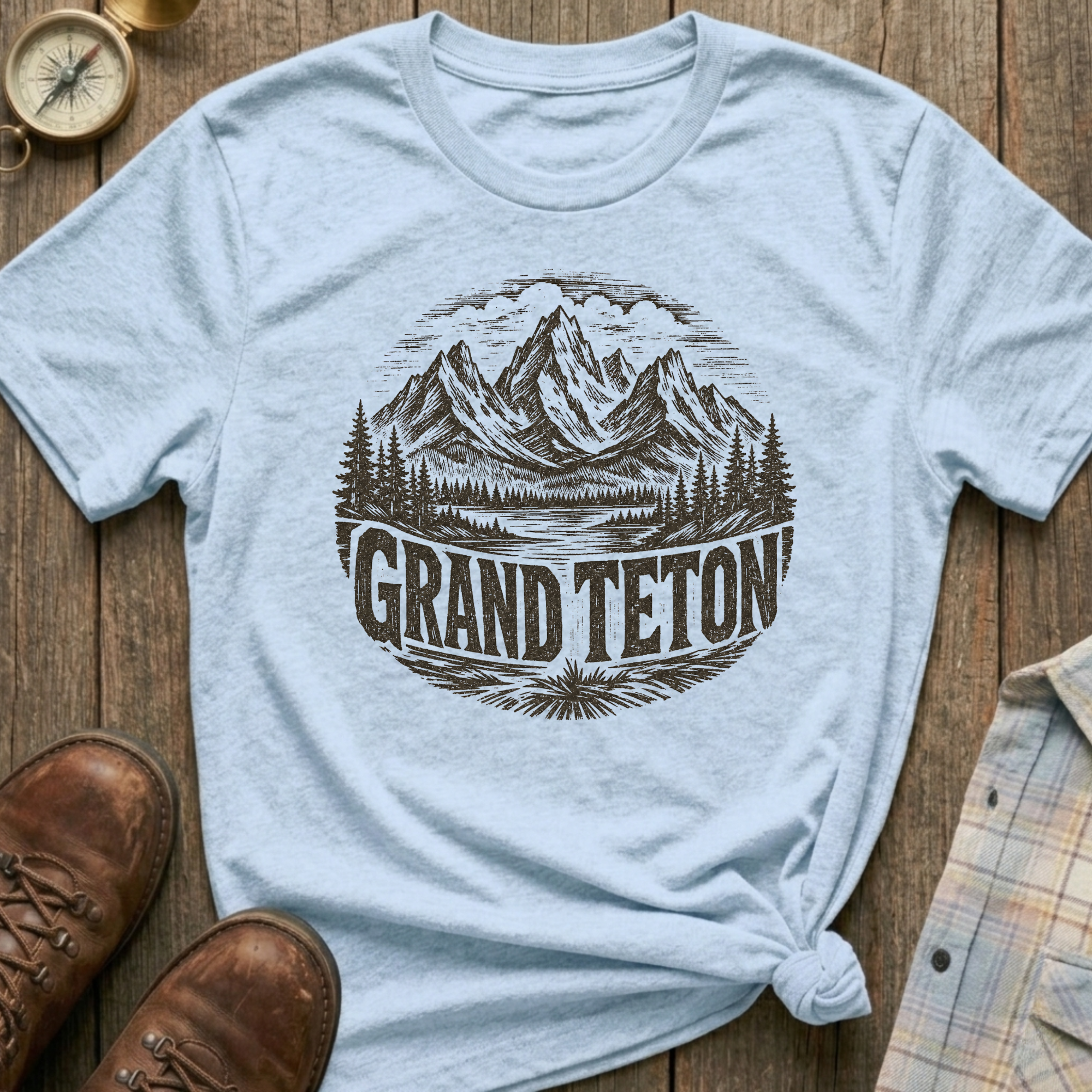 Grand Teton Sketch T-Shirt