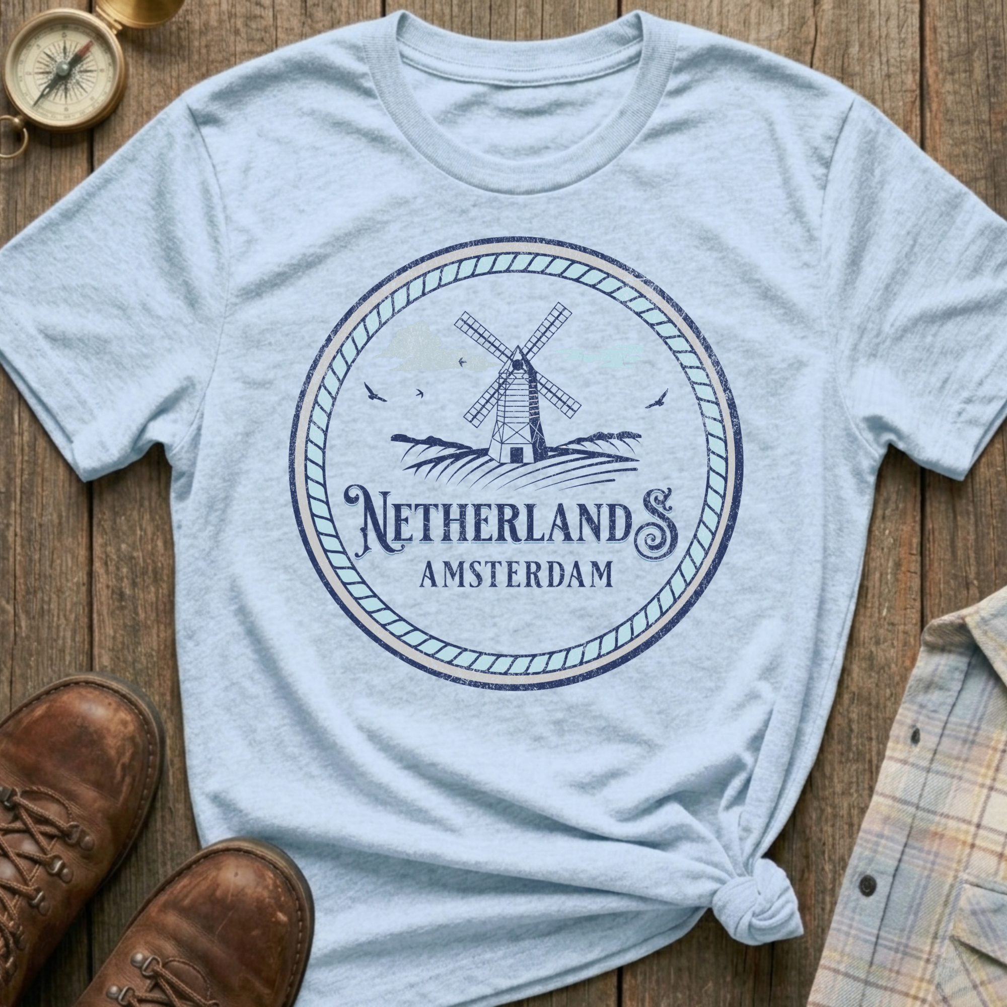 Netherlands Windmill T-Shirt