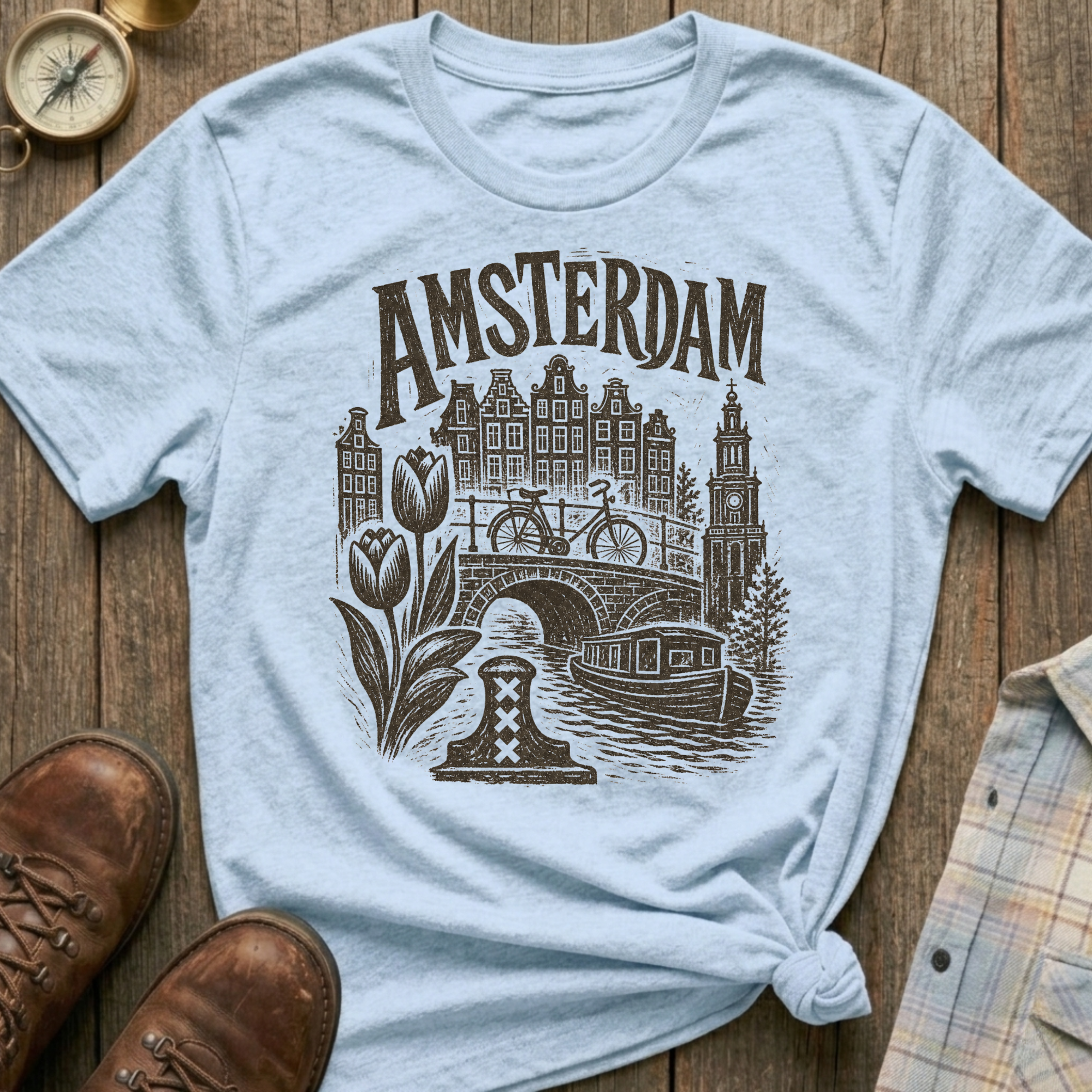 Amsterdam Sketch T-Shirt