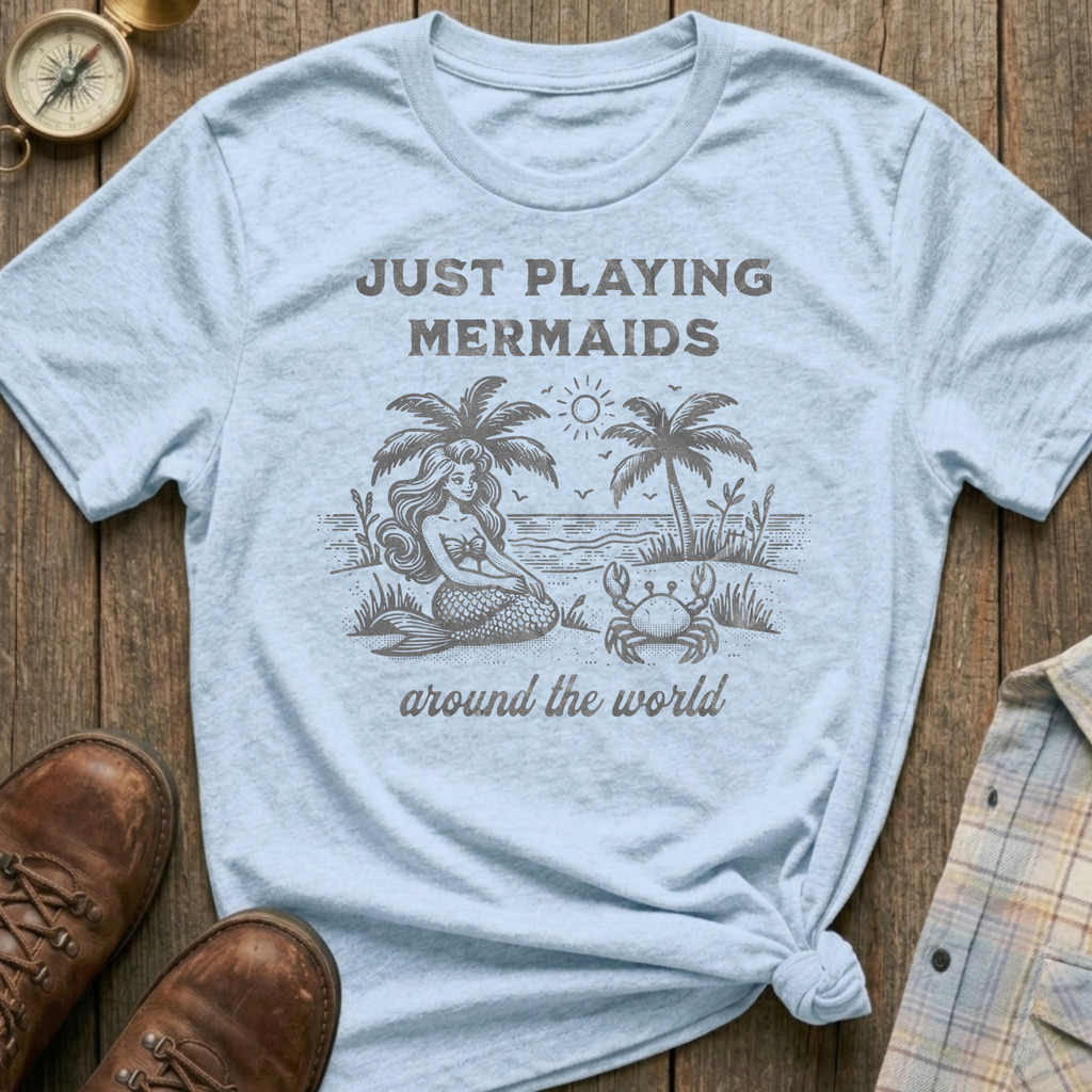 Playing Mermaids T-Shirt
