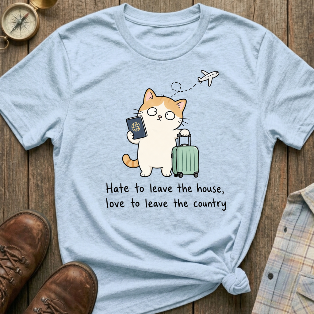 Cat Travel T-Shirt