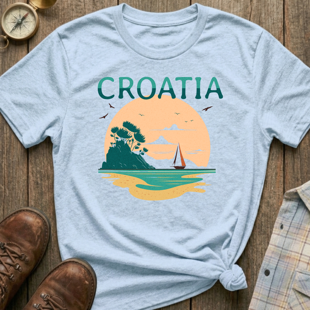 Croatia Sunset T-Shirt