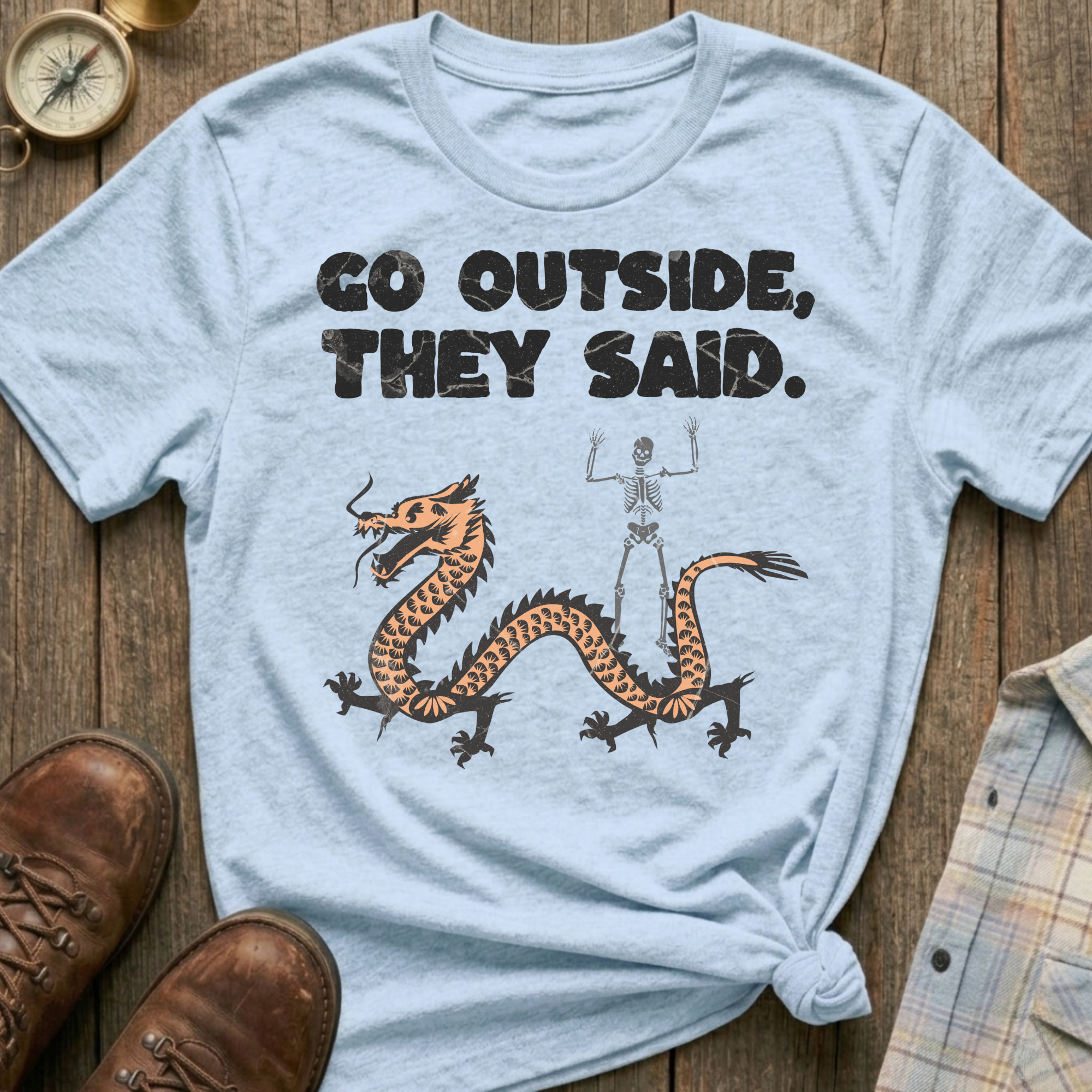 Dragon & Skeleton T-Shirt