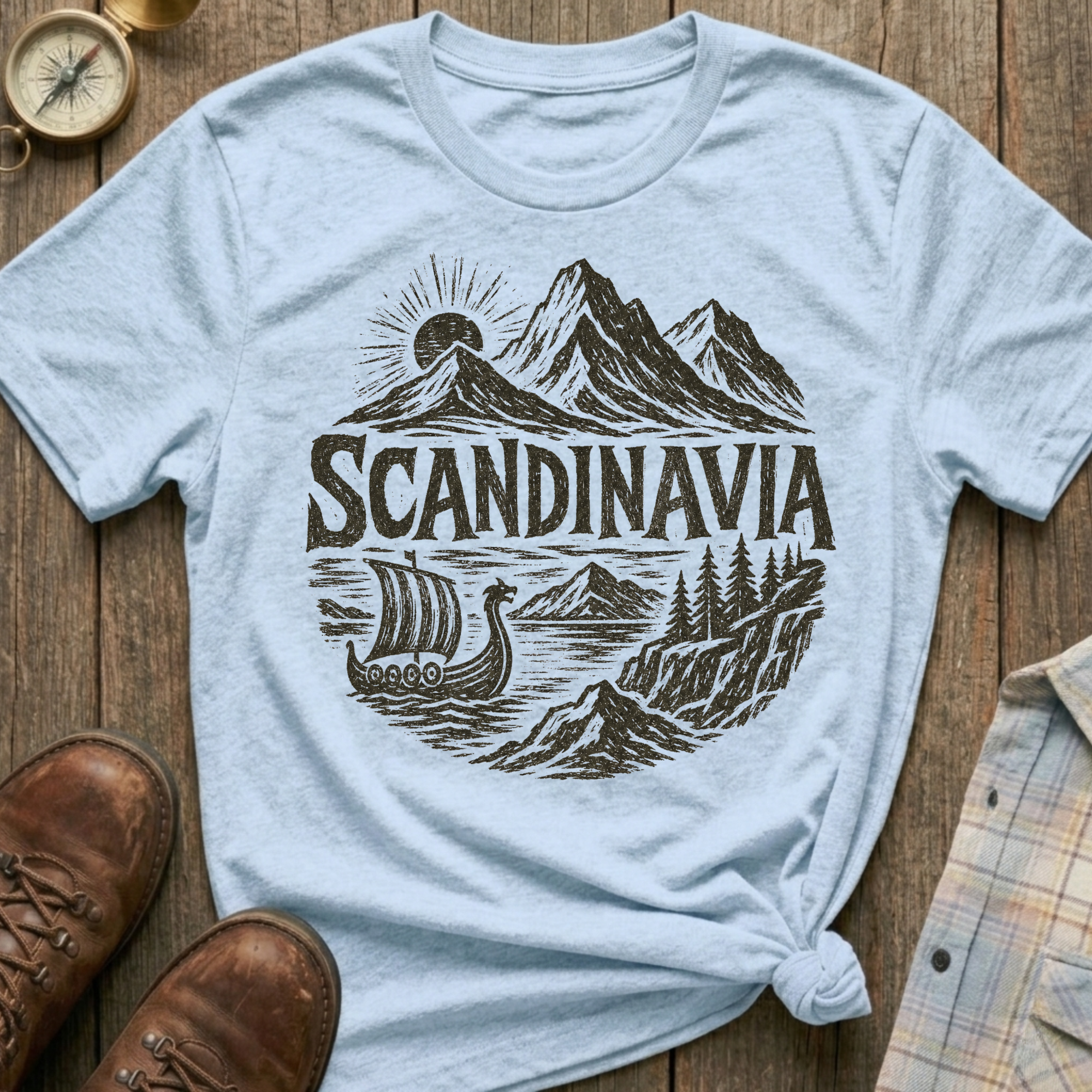Scandinavia Sketch T‑Shirt