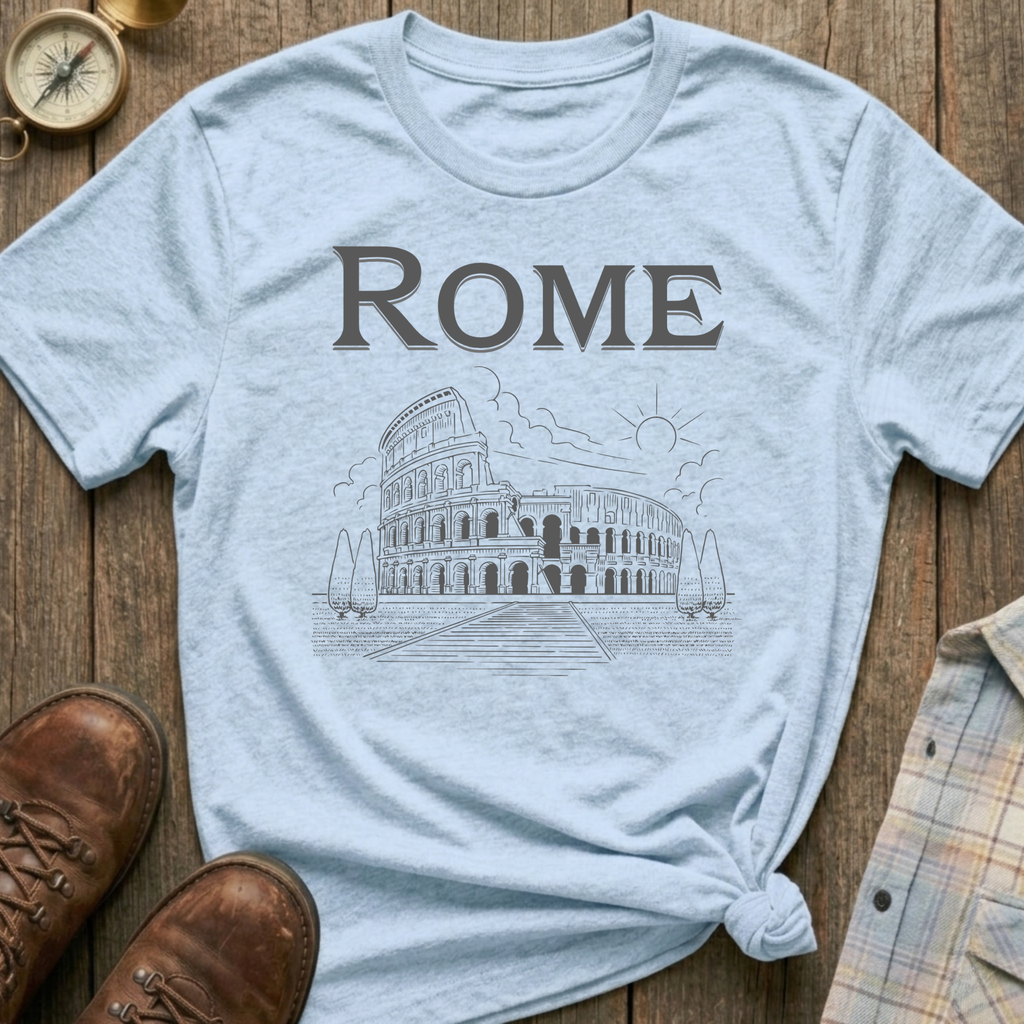 Rome Sketch T‑Shirt