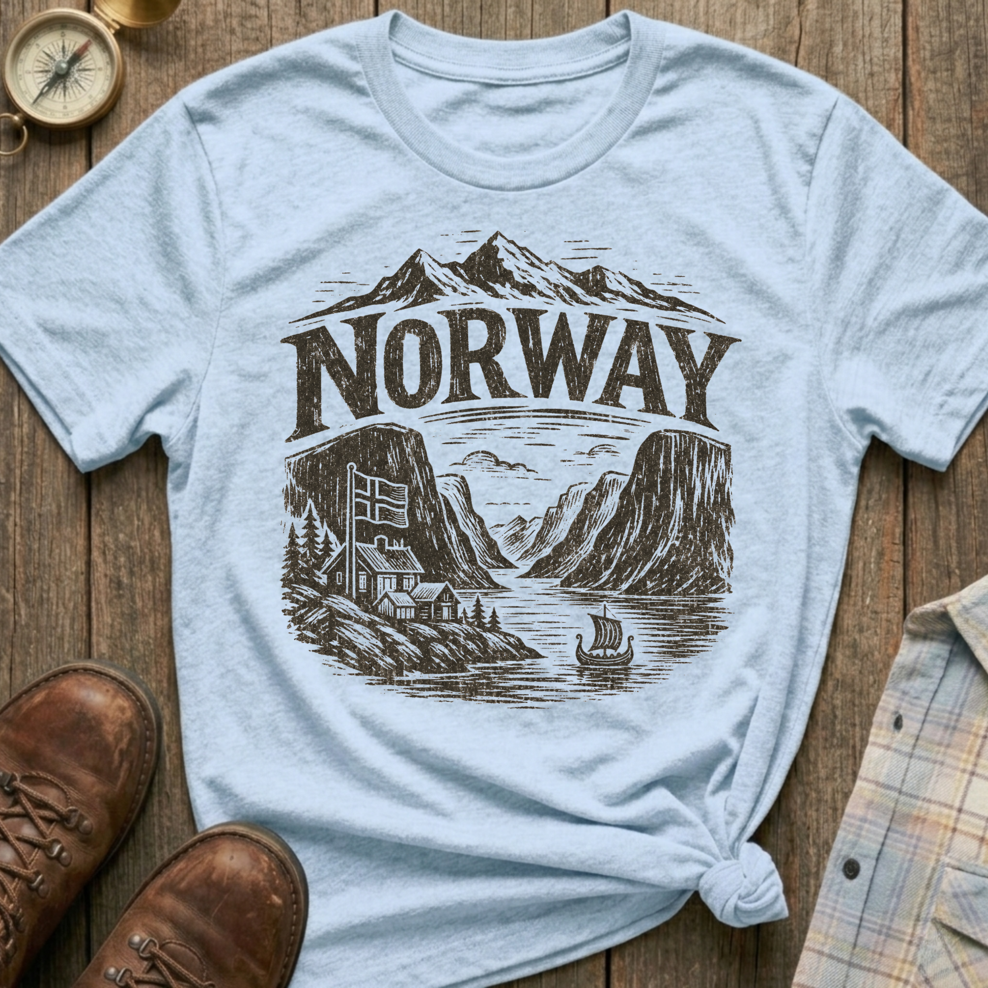 Norway Sketch T-Shirt