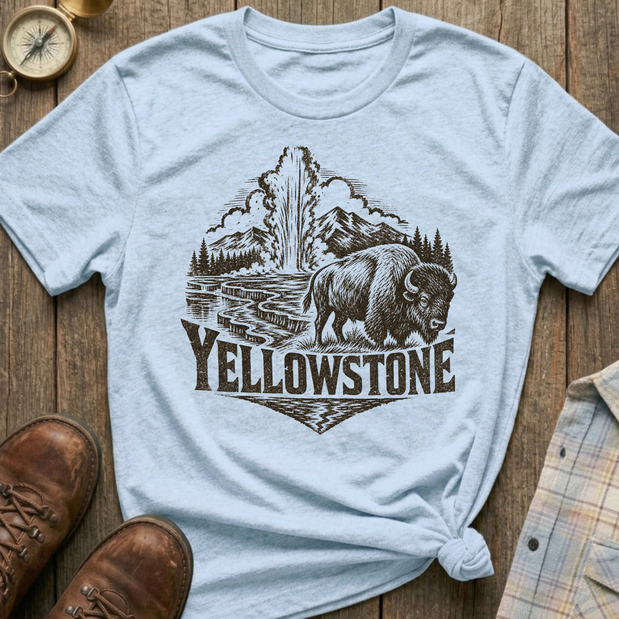 Yellowstone Sketch T-Shirt
