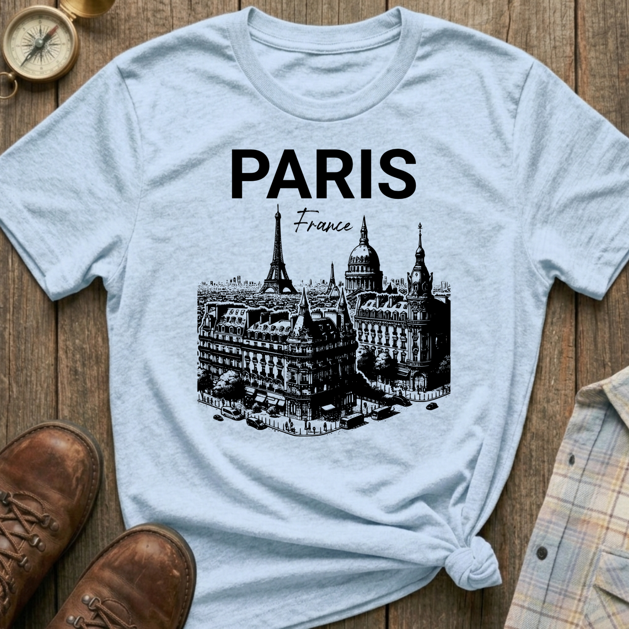 Paris Skyline T-Shirt