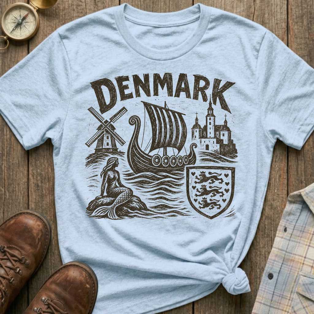 Denmark Sketch T-Shirt
