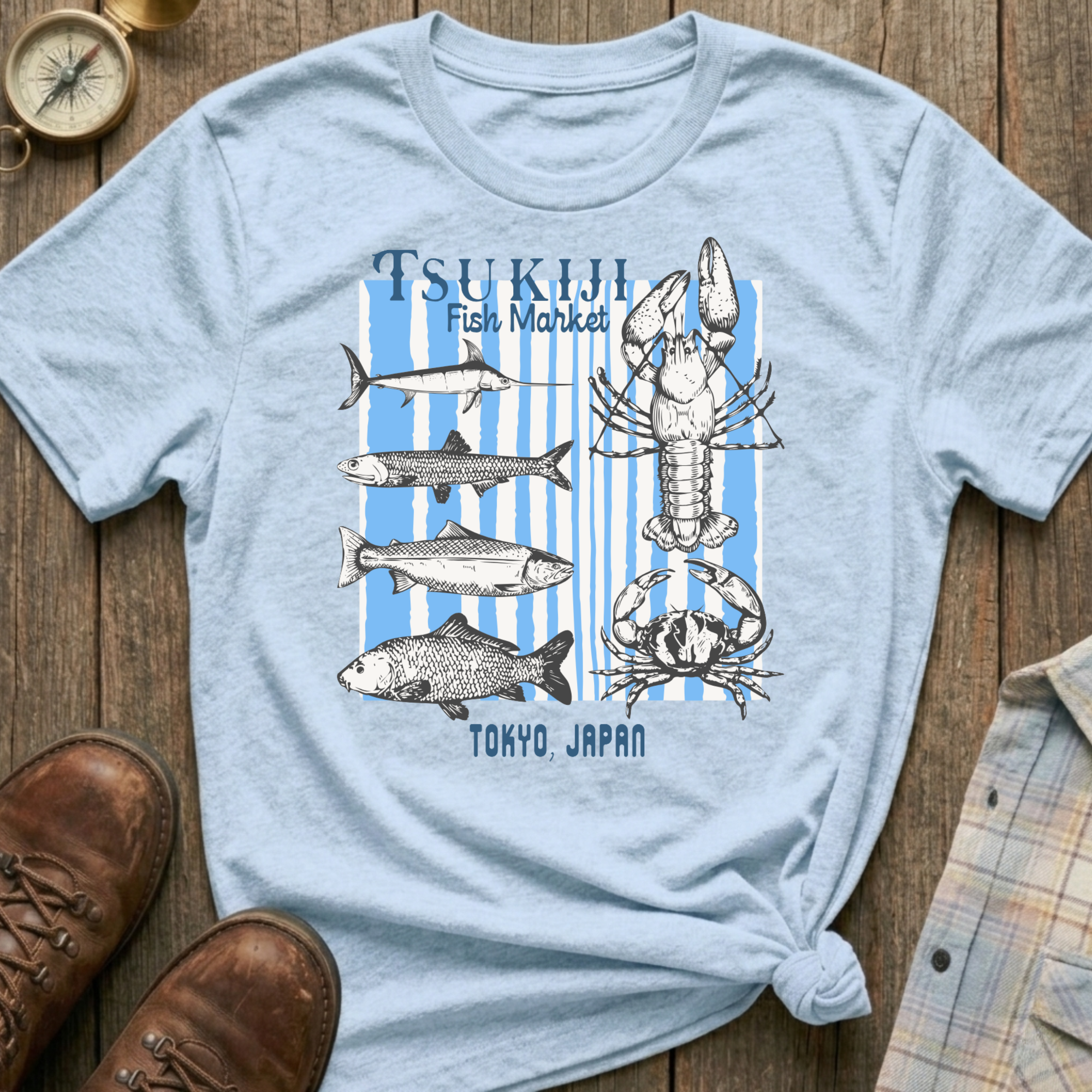Tsukiji Graphic T-Shirt