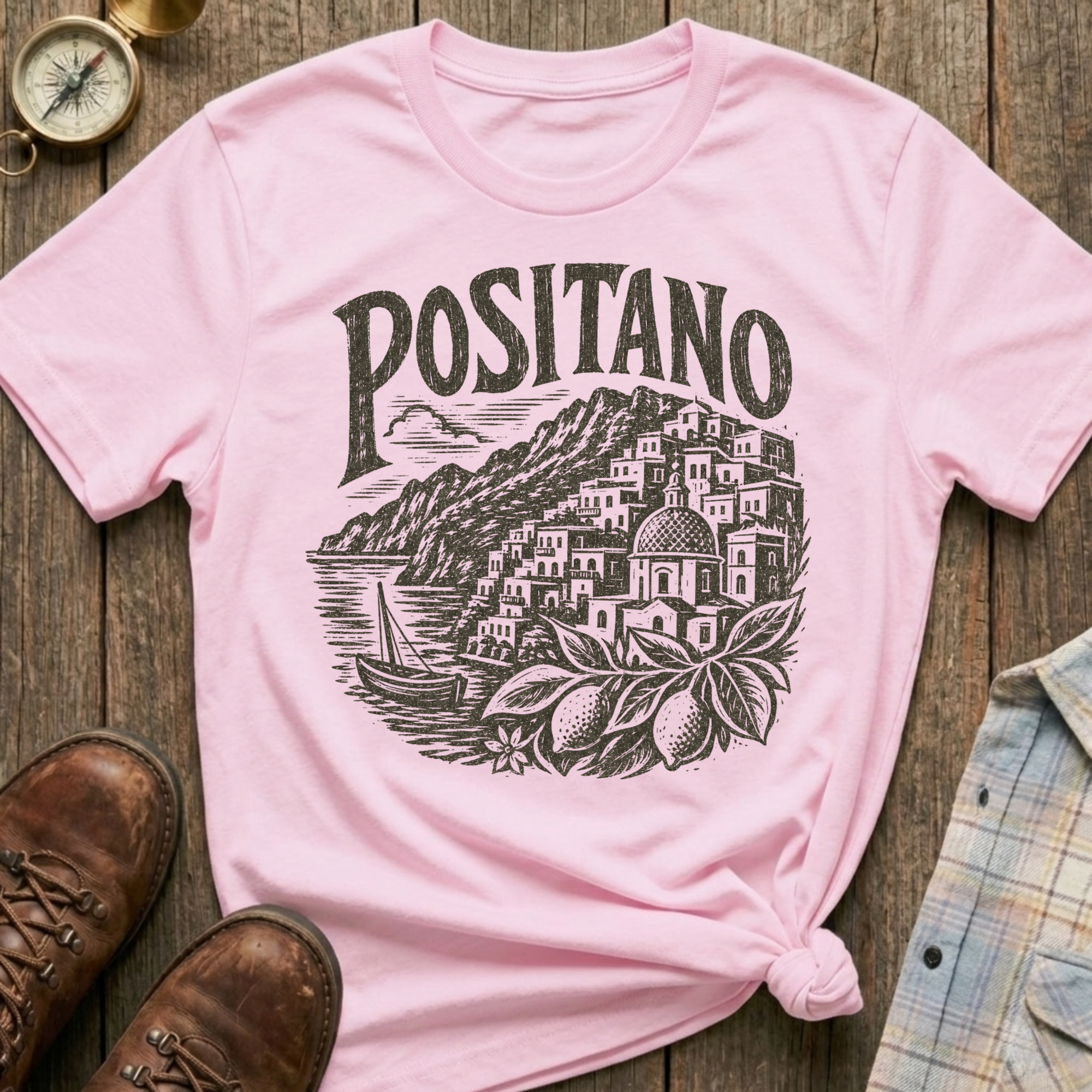 Positano Sketch T-Shirt