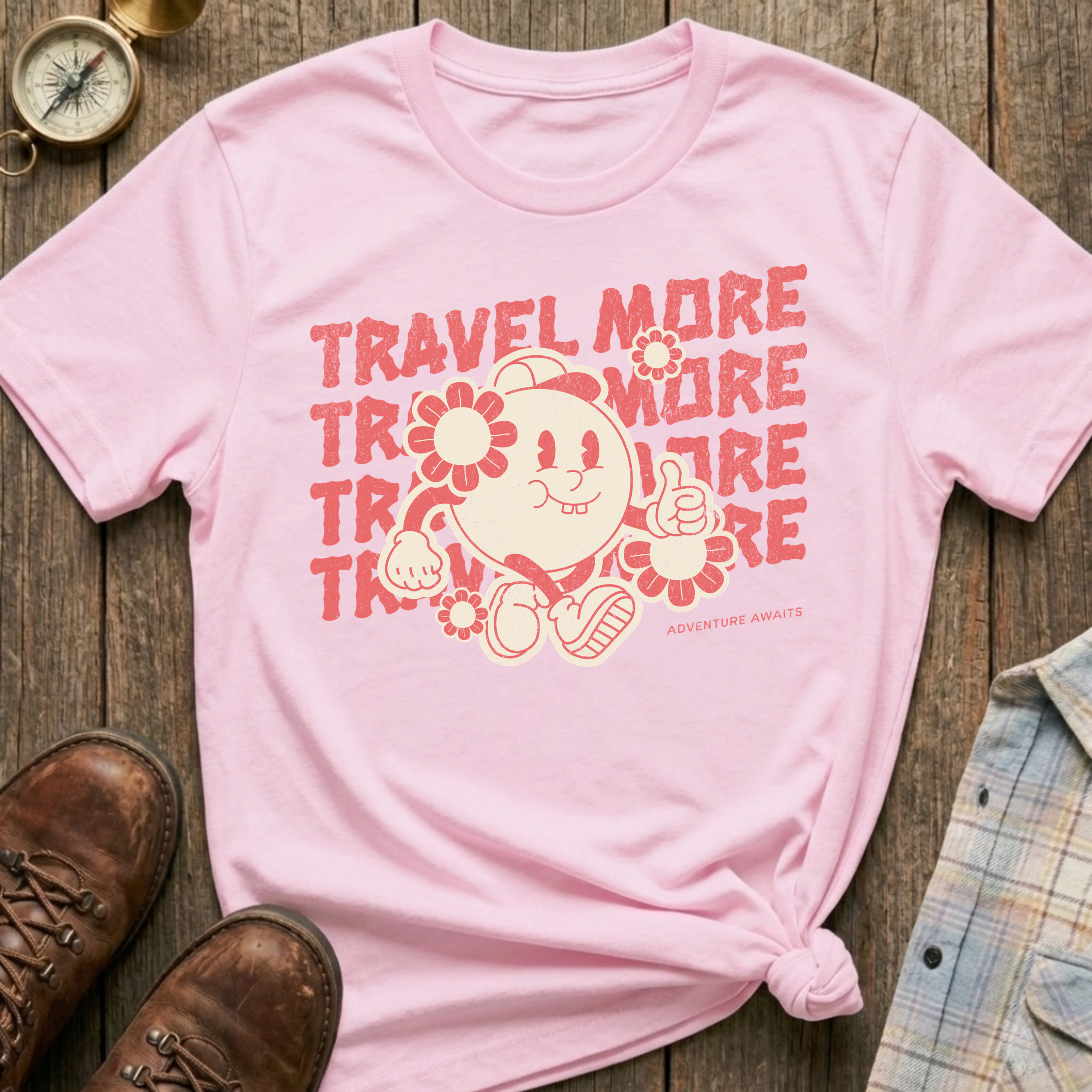 Travel More Graphic T-Shirt
