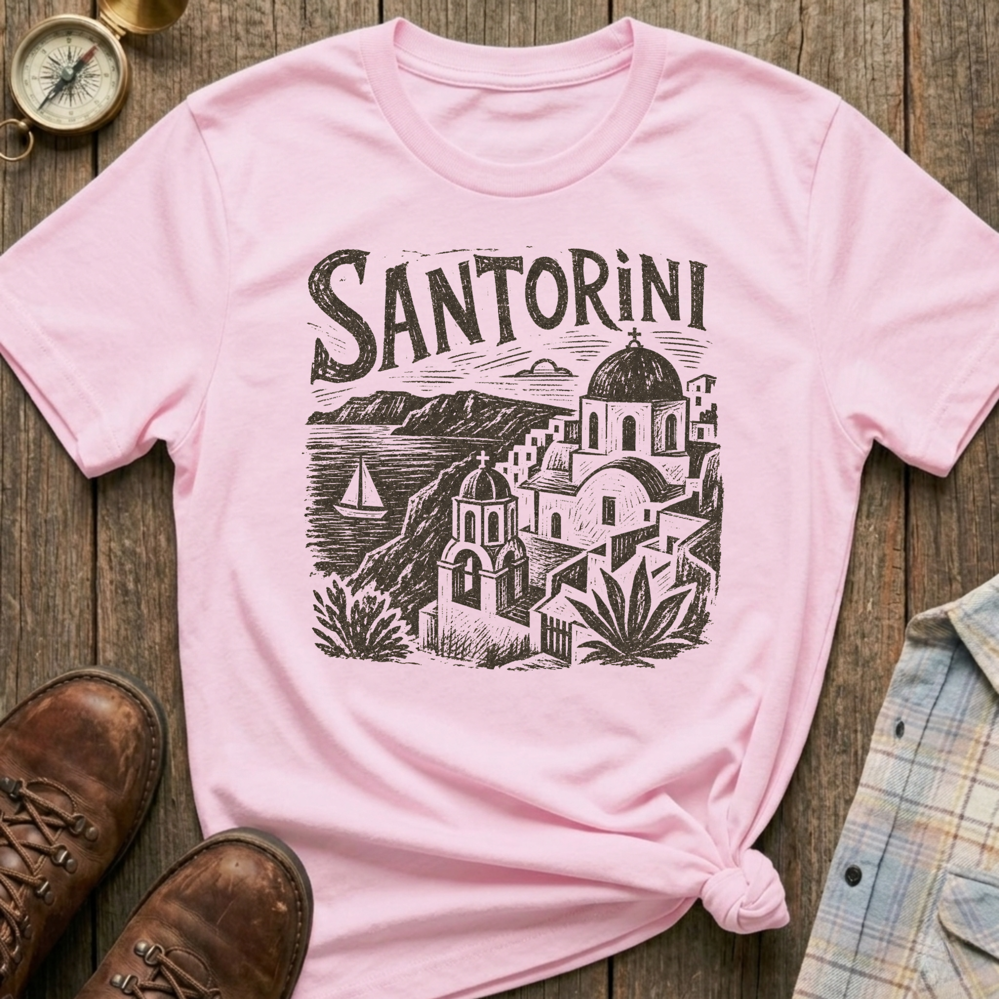 Santorini Sketch T-Shirt