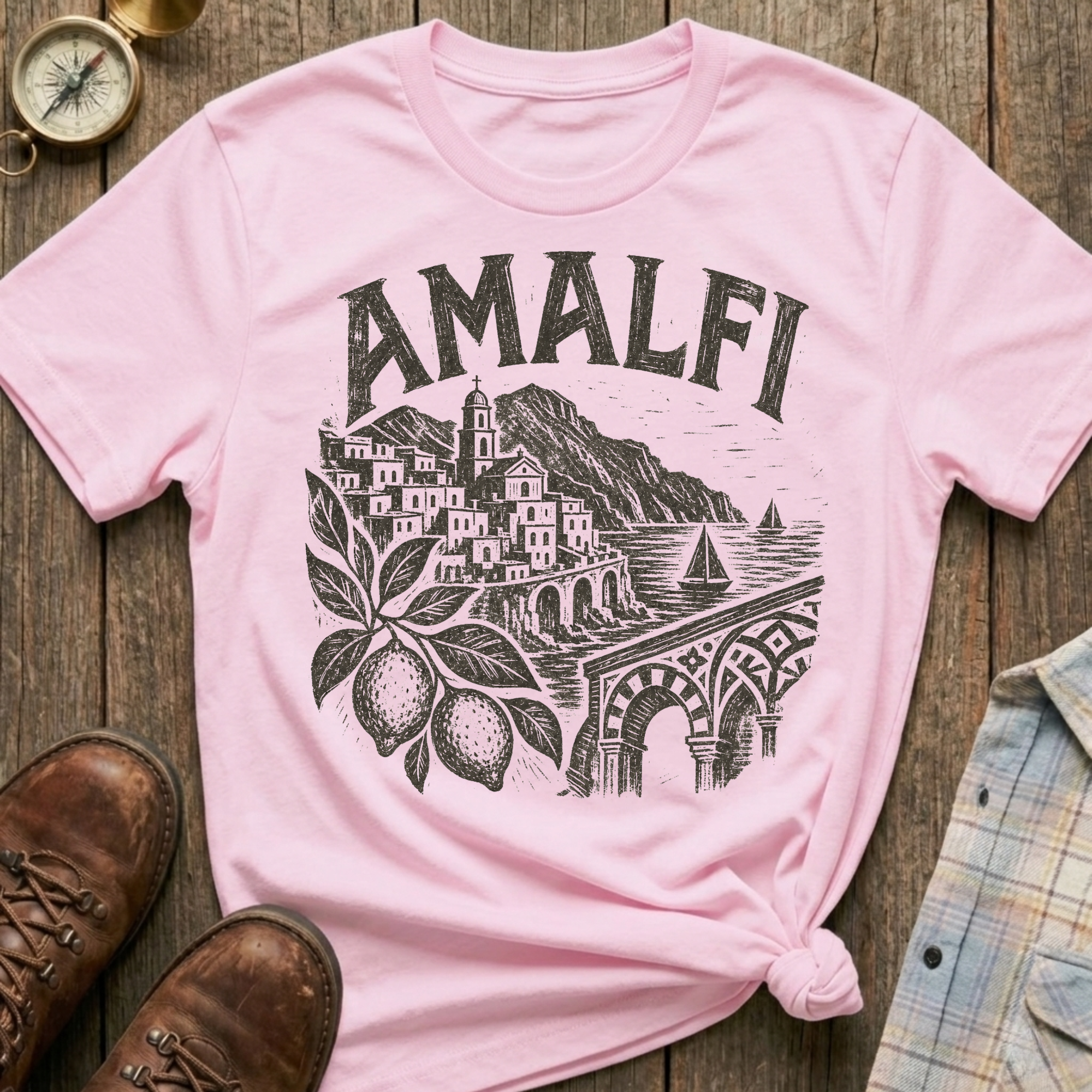 Amalfi Sketch T-Shirt