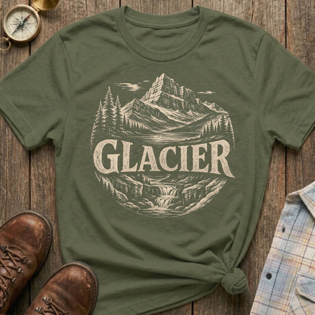 Glacier Sketch T-Shirt