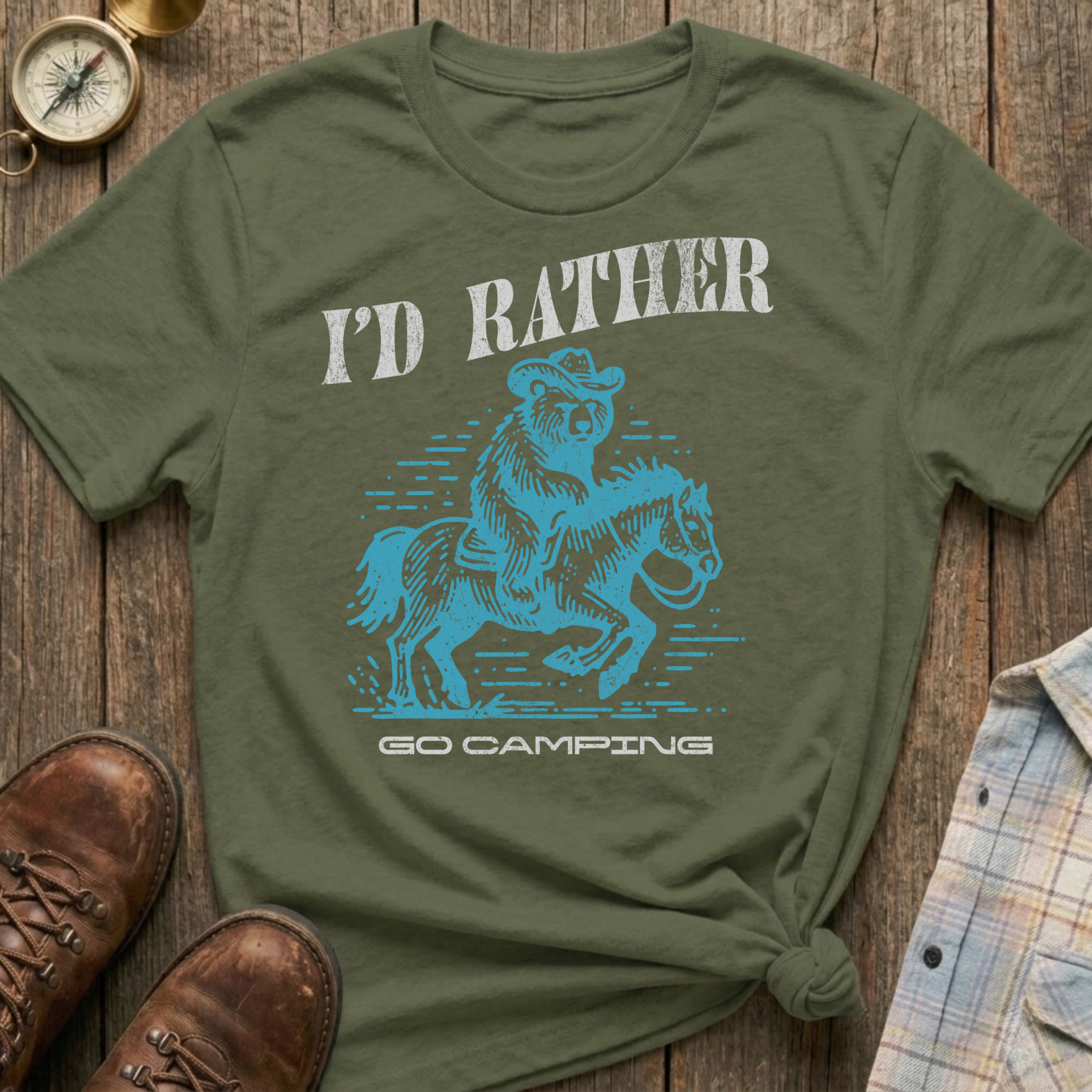Rather Go Camping T-Shirt