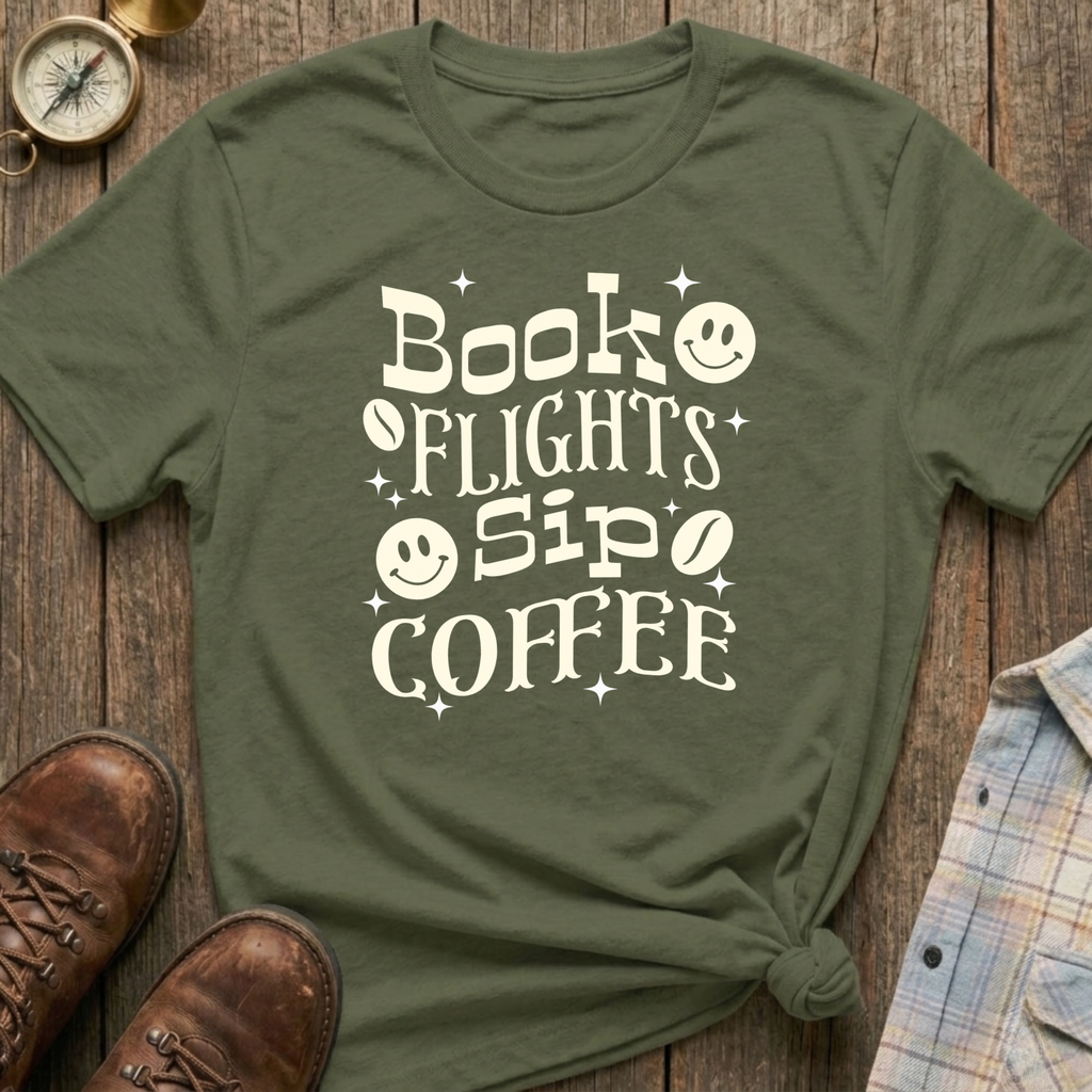 Book Flights T‑Shirt