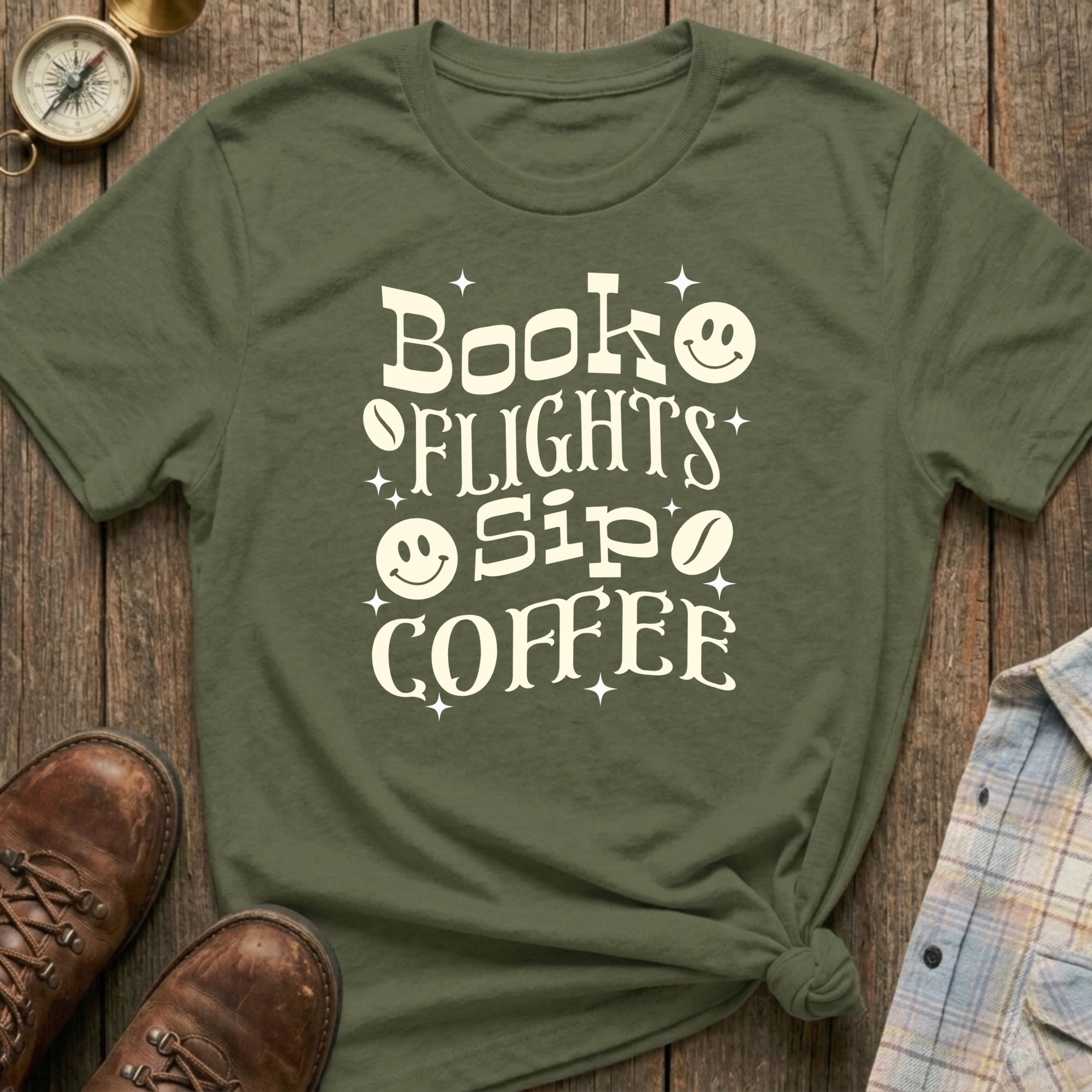 Book Flights T‑Shirt