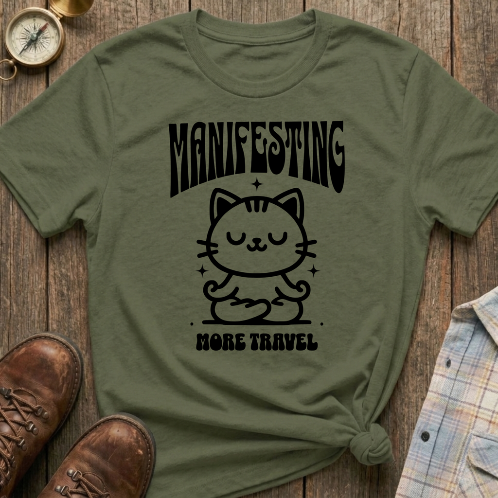 Manifesting Travel T-Shirt