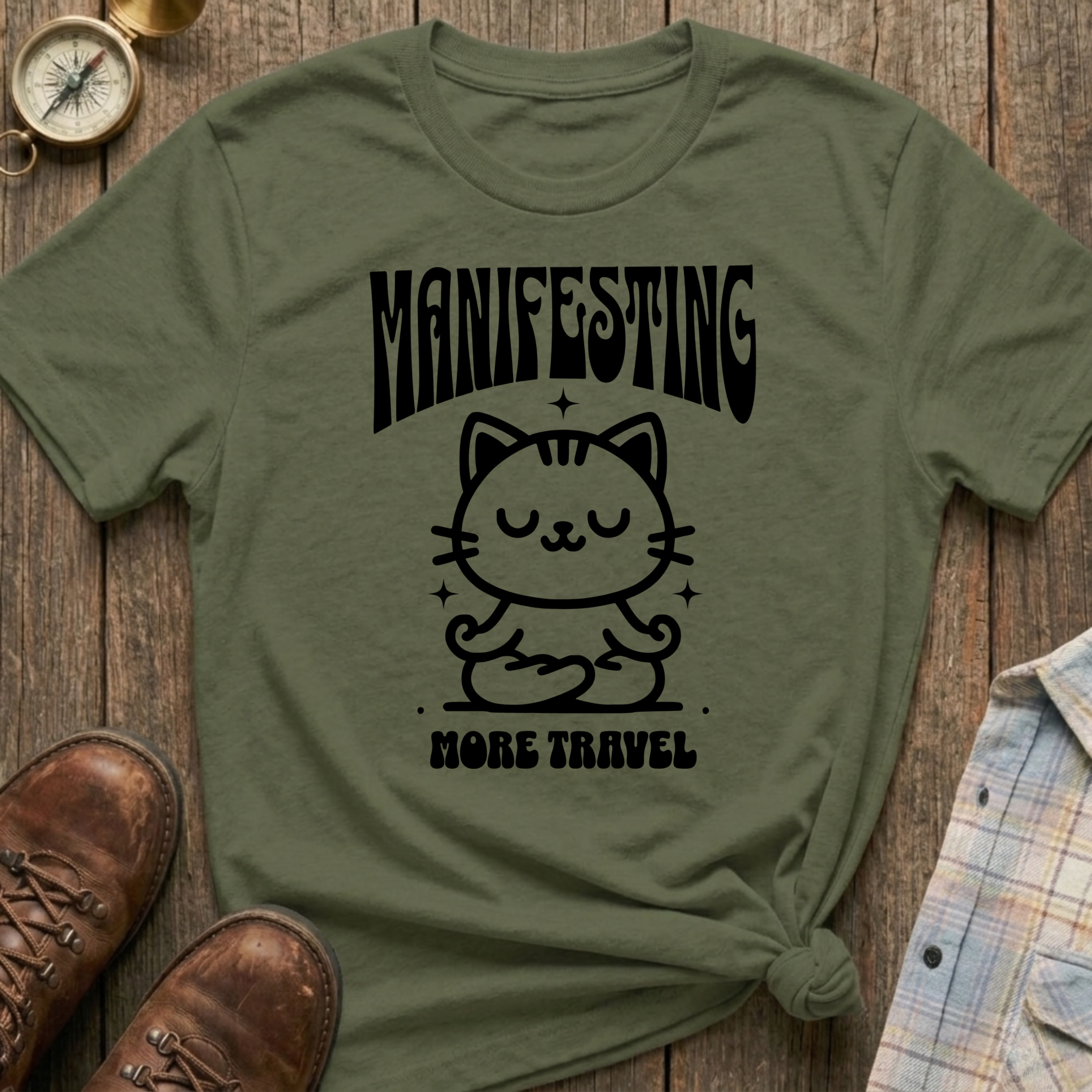Manifesting Travel T-Shirt